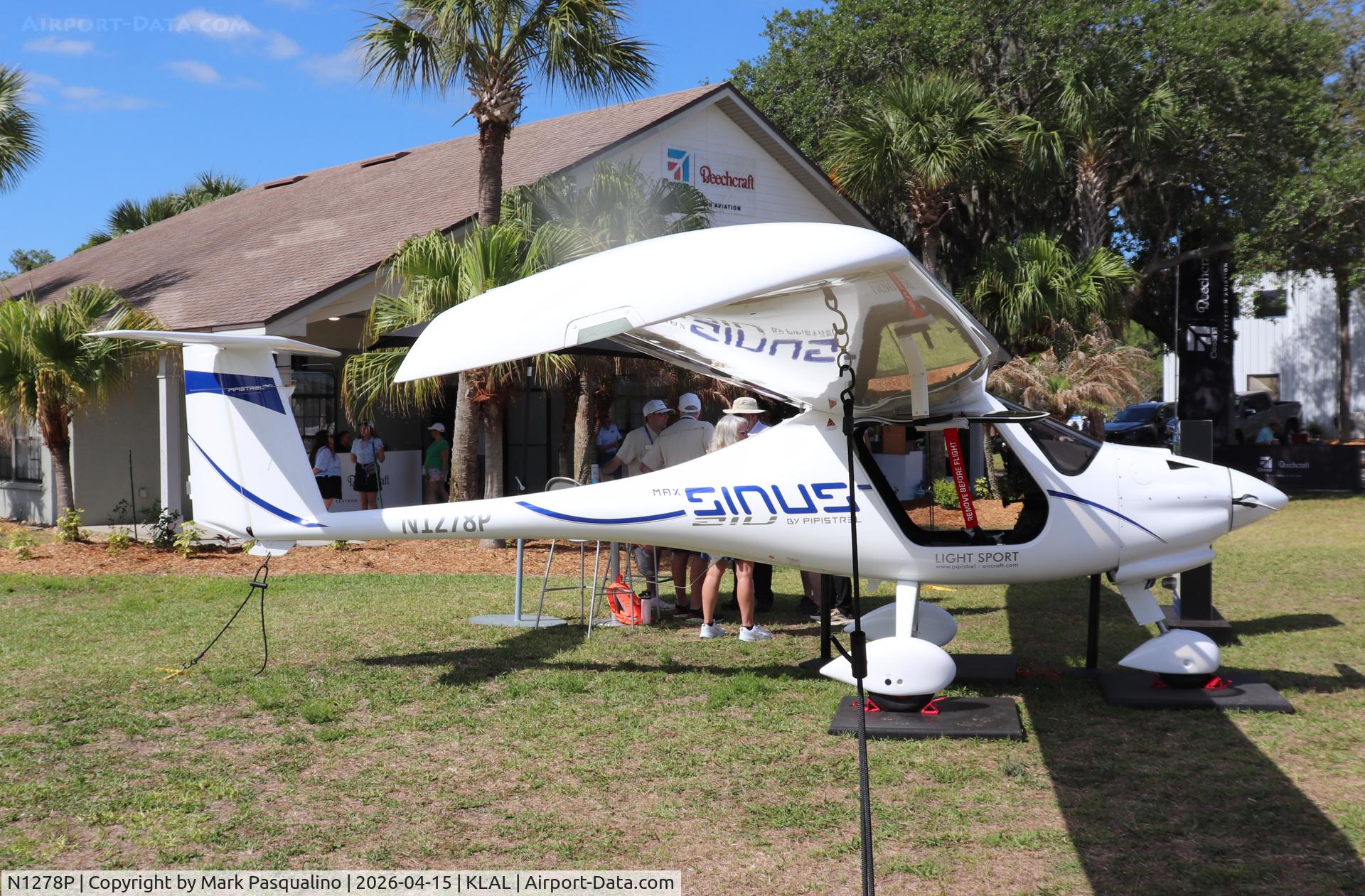 N1278P, 2025 Pipistrel Sinus 912 C/N 1278 SFNM 912 LSA, Pipistrel Sinus 912