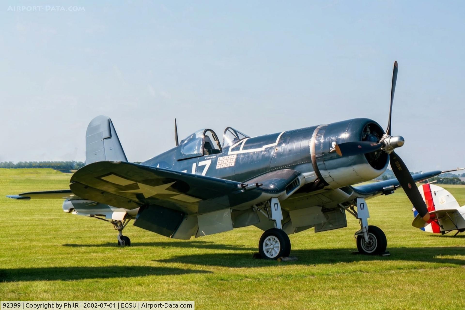 92399, 1945 Goodyear FG-1D Corsair C/N 3660, 92399 (G-CCMV, N451FG) 1945 Goodyear FG-1D Corsair USN Duxford Flying Legends 