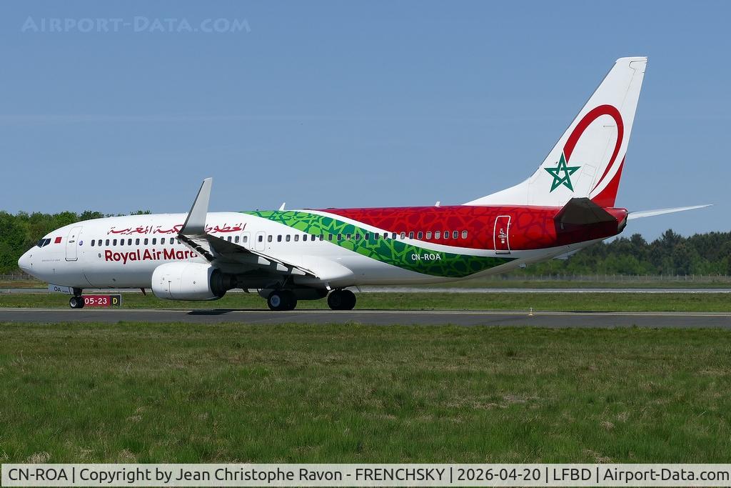 CN-ROA, 2004 Boeing 737-8B6 C/N 33059, Royal Air Maroc to Csablanca