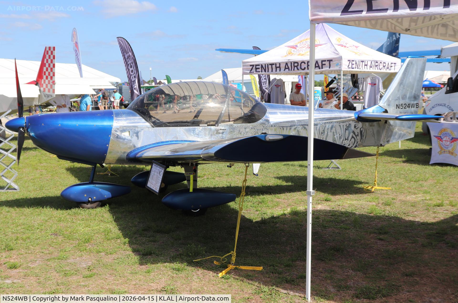 N524WB, 2021 Zenith CH 650B C/N 65-10831, Zenith CH 650B