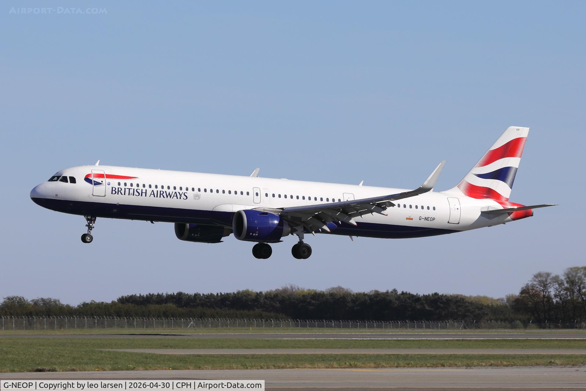 G-NEOP, 2019 Airbus A321-251NX C/N 8469, Copenhagen 30.4.2026