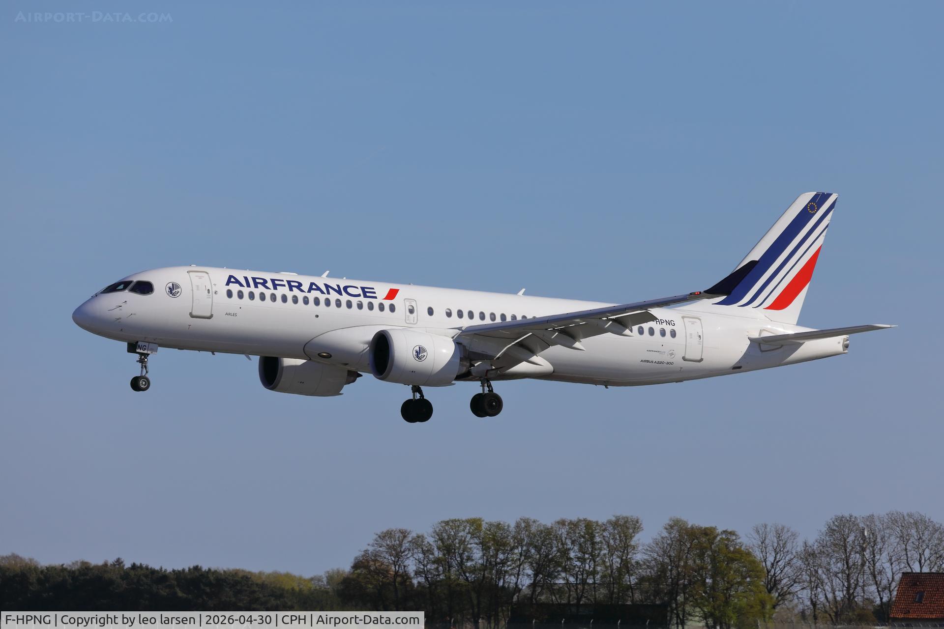 F-HPNG, 2023 Airbus A220-371 C/N 55243, Copenhagen 30.4.2026