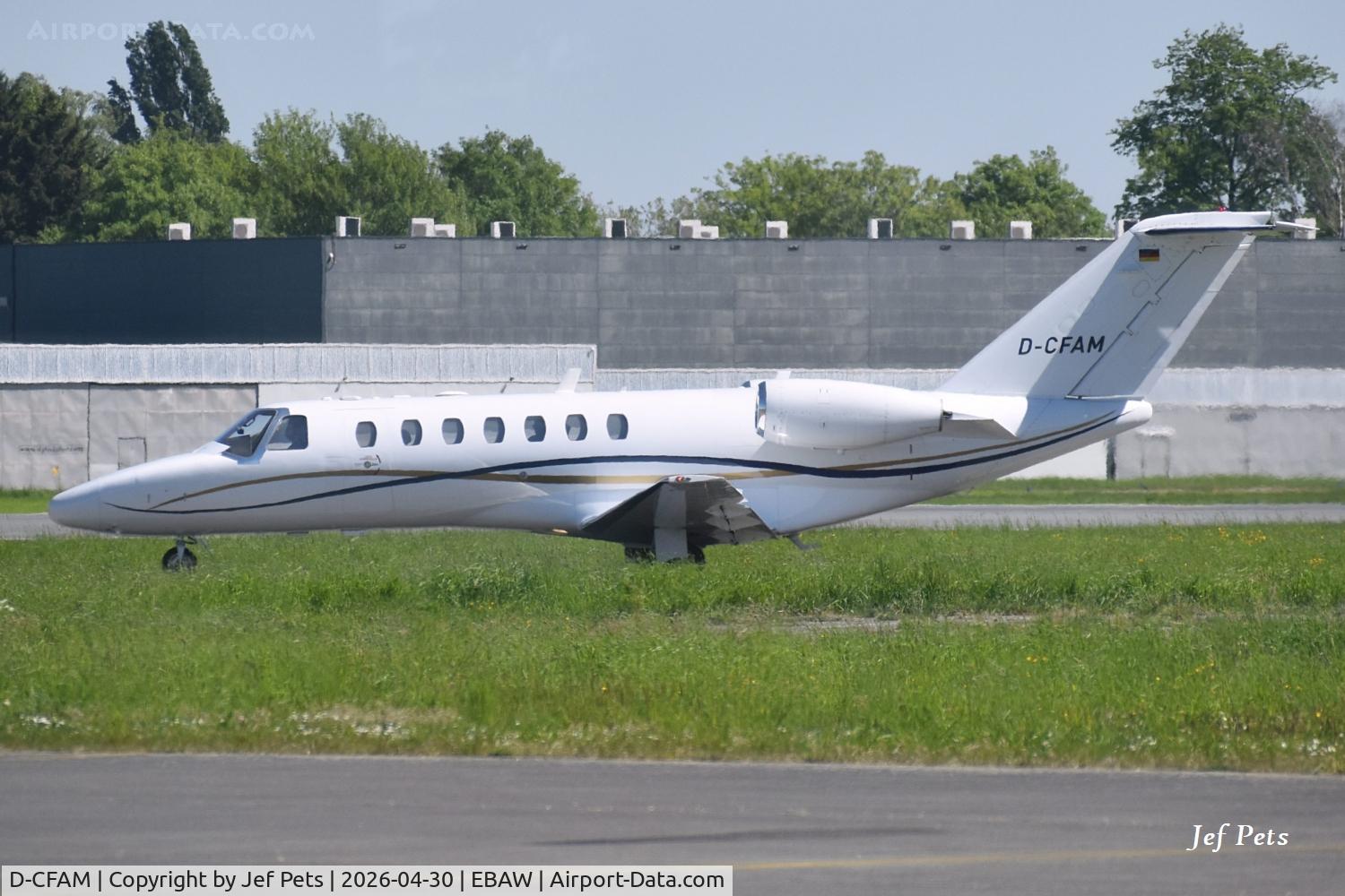 D-CFAM, 2005 Cessna 525B CitationJet CJ3 C/N 525B-0016, At Antwerp Airport.