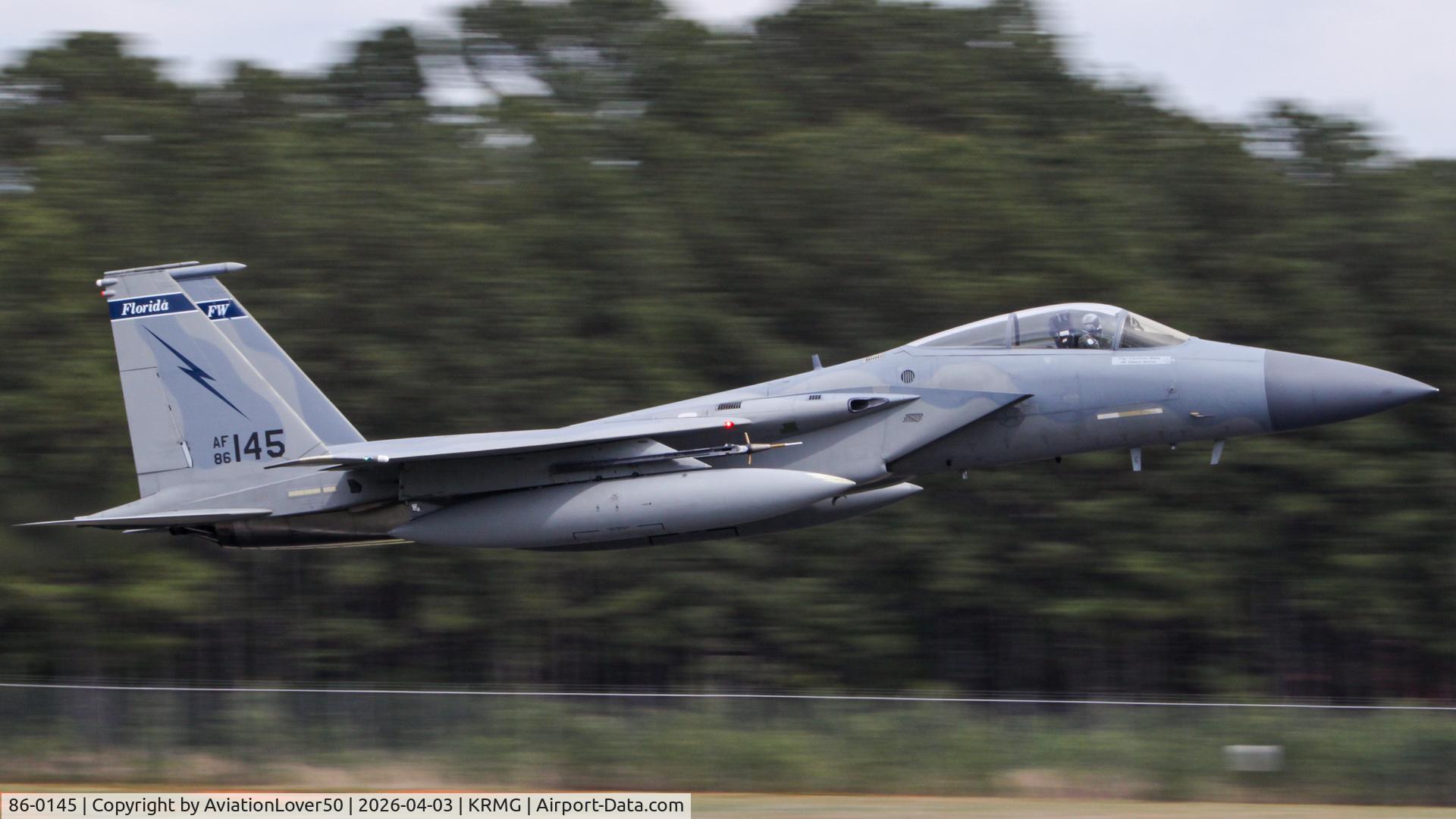 86-0145, 1986 McDonnell Douglas F-15C Eagle Eagle C/N 991/C373, F-15C