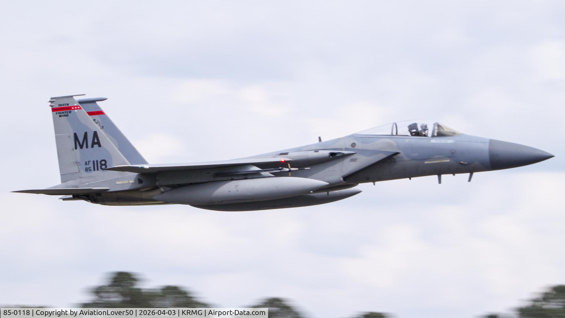 85-0118, 1985 McDonnell Douglas F-15C Eagle, c/n 0974/C360, F-15C
