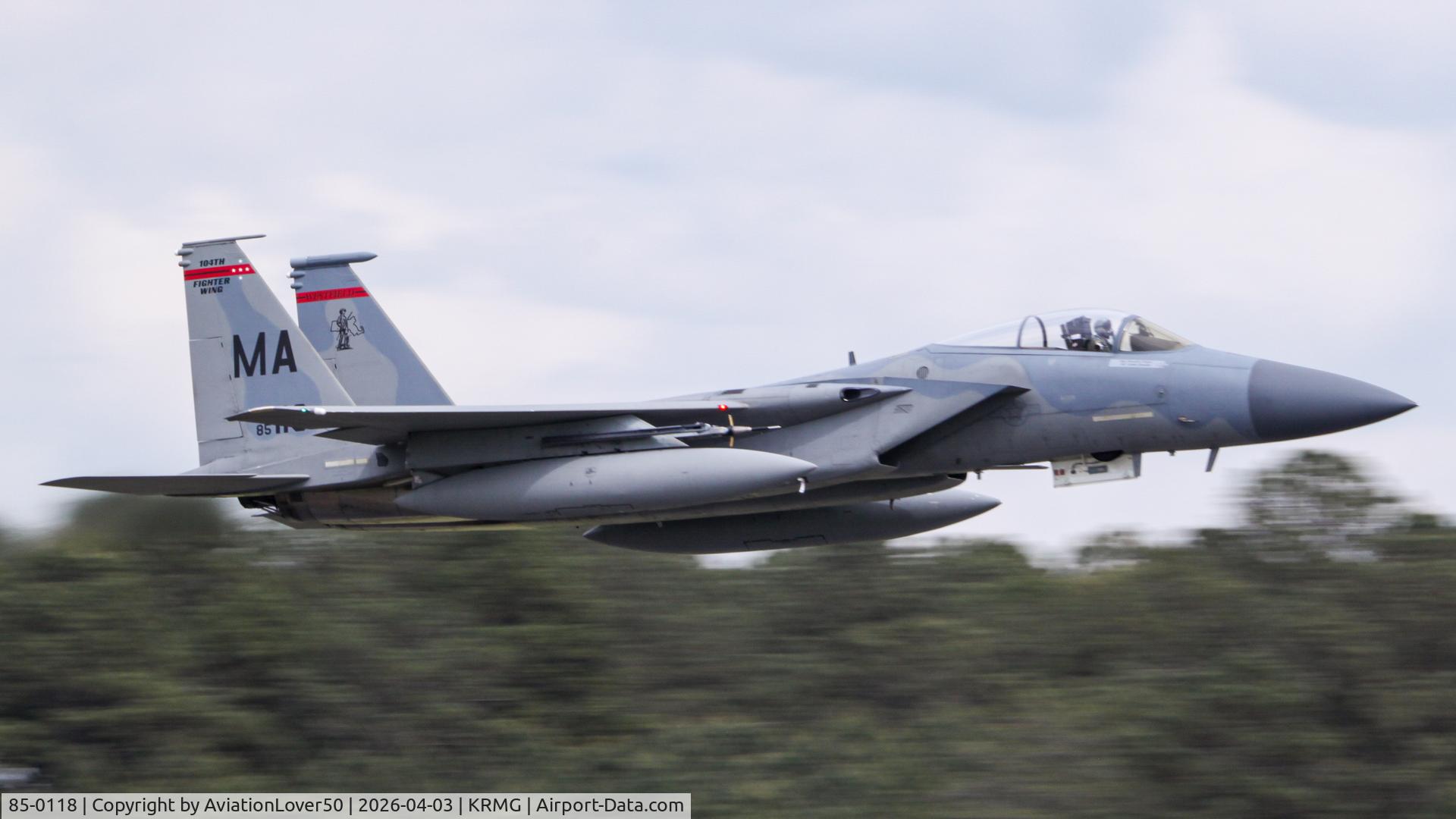 85-0118, 1985 McDonnell Douglas F-15C Eagle, c/n 0974/C360, F-15C