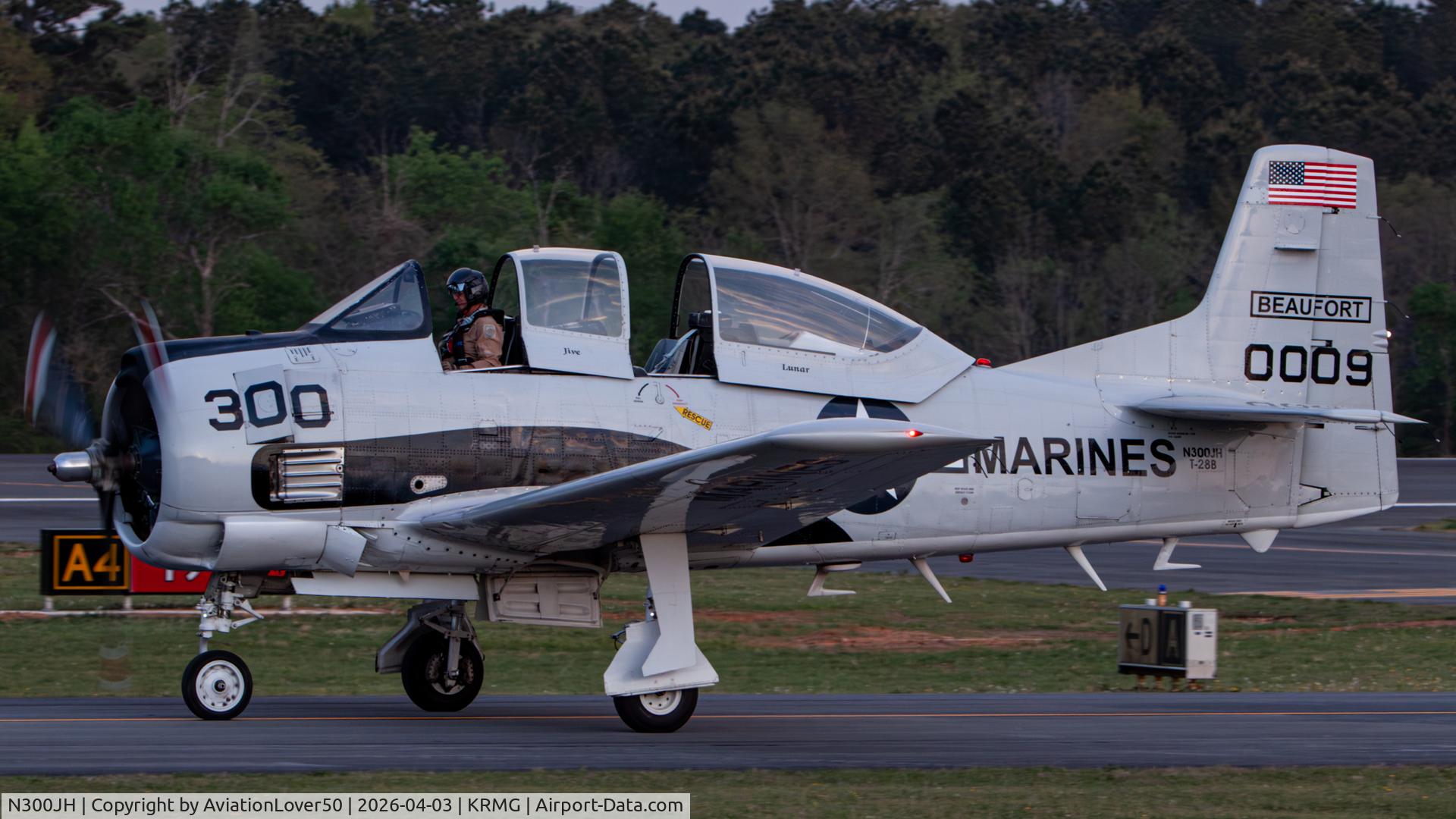 N300JH, 1955 North American T-28B Trojan C/N 219-8, T-28B
