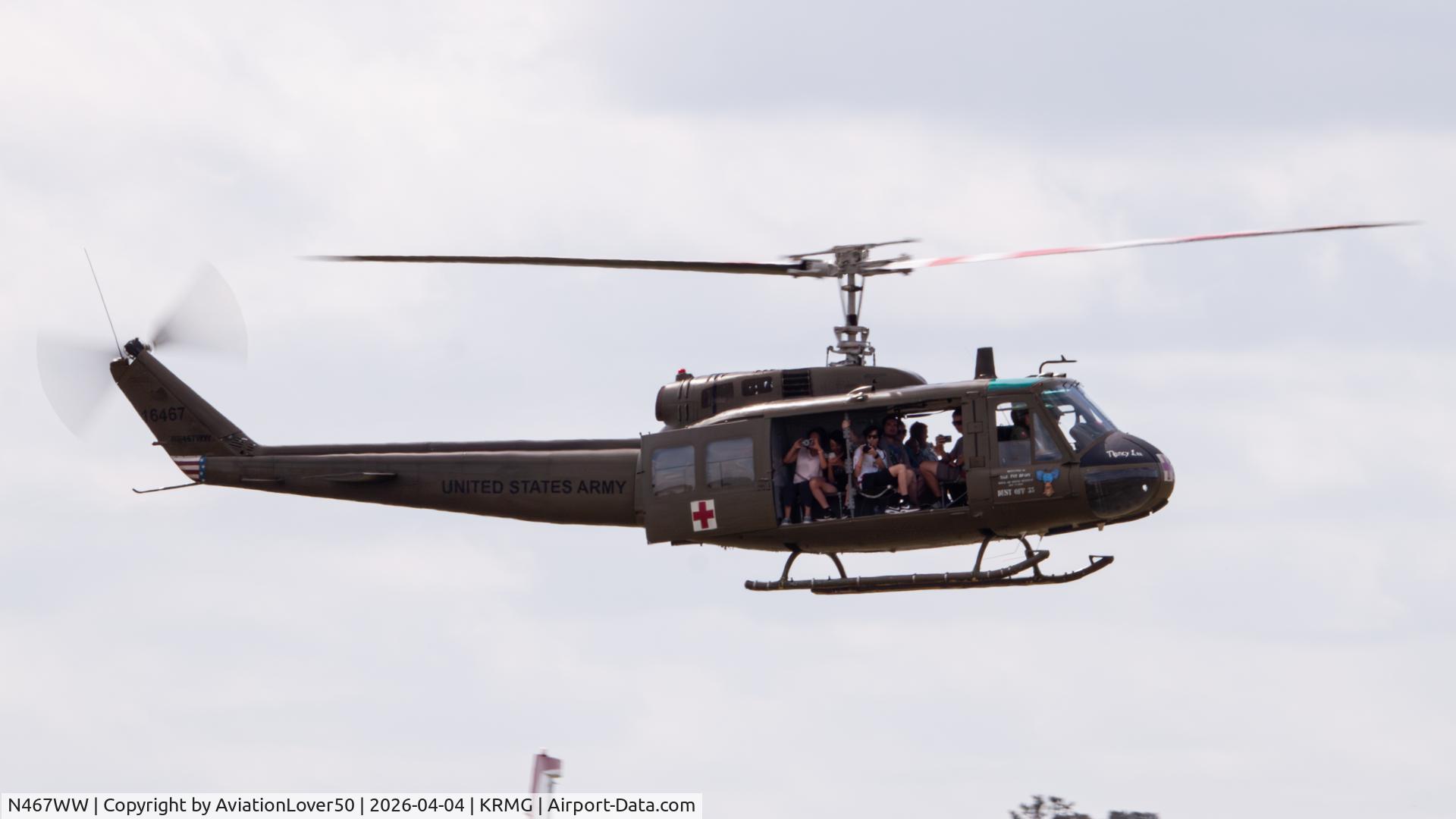 N467WW, 1970 Bell UH-1H Iroquois C/N 12772, UH-1H