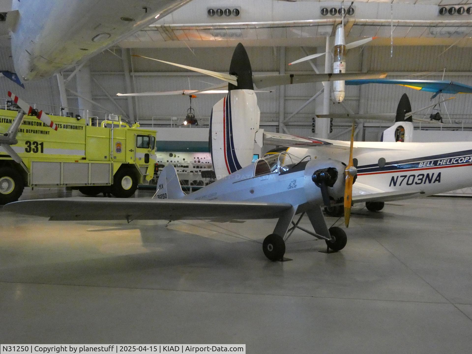 N31250, 1940 Story Thomas STORY-EYERLY 1 C/N 1, Udvar-Hazy Center