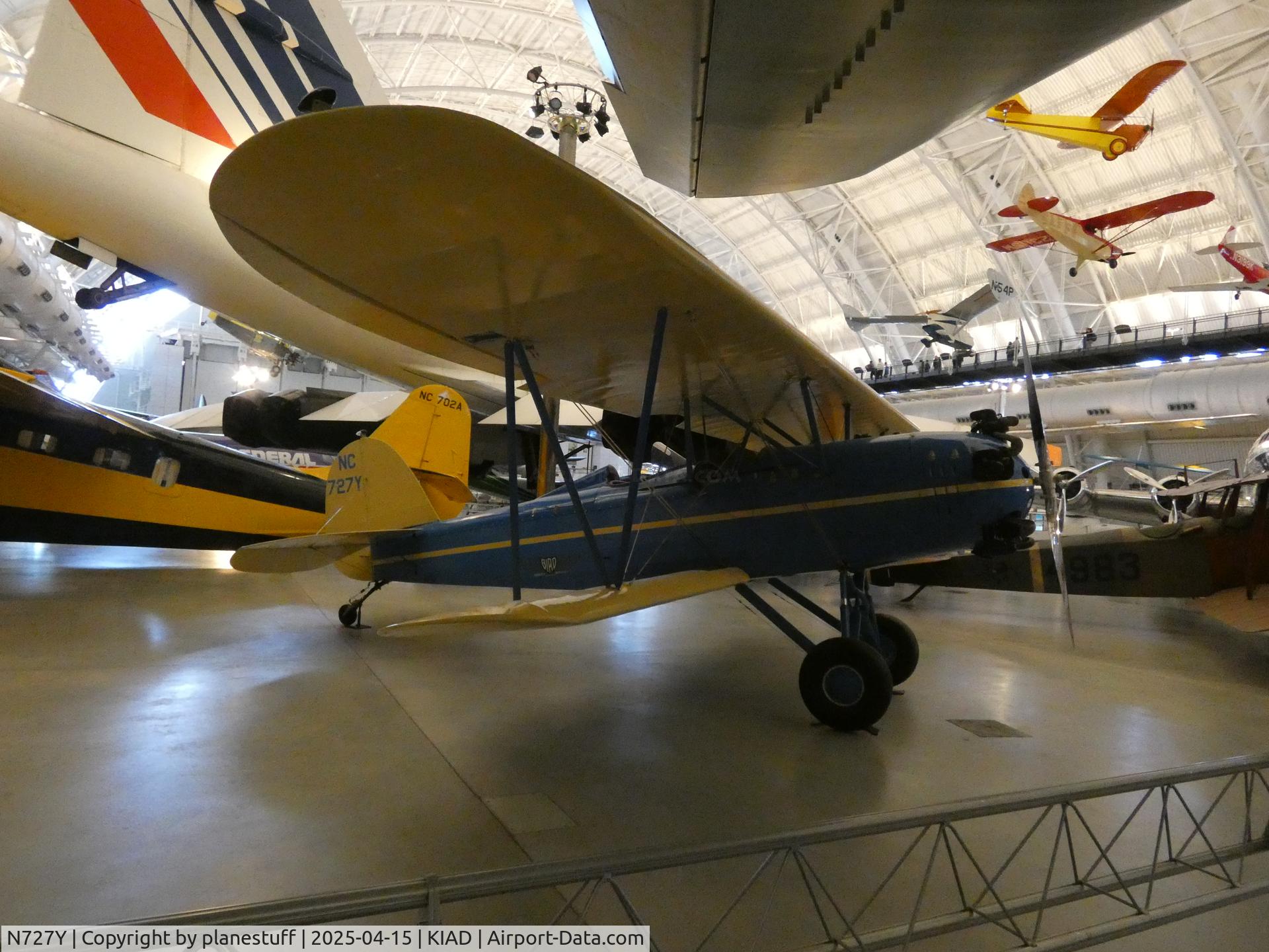 N727Y, Perth Amboy Bird BK C/N 2037, Udvar-Hazy Center