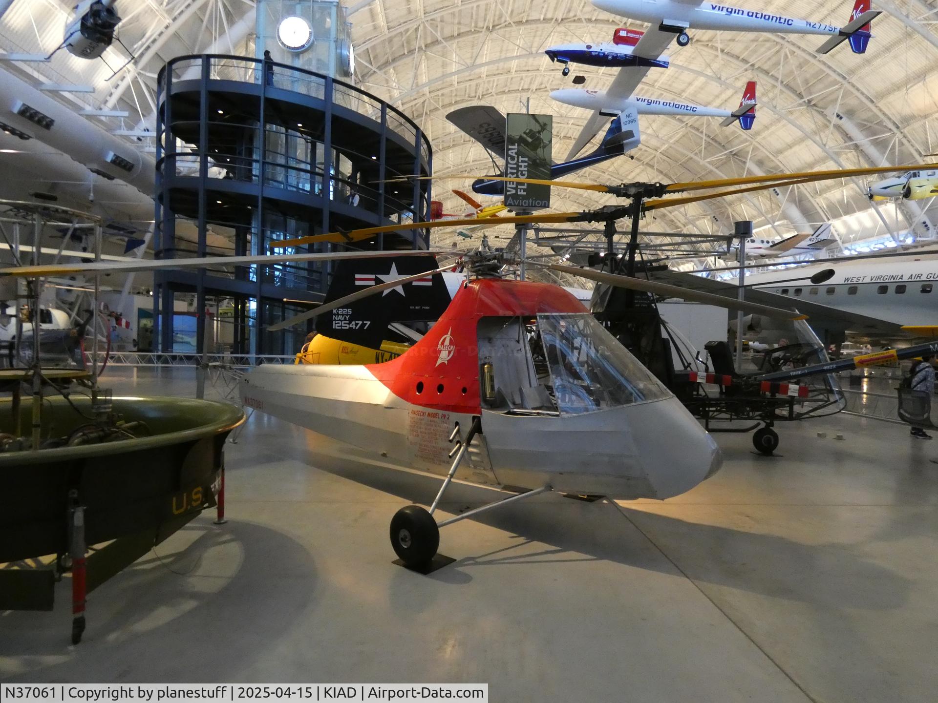 N37061, 1943 Piasecki PV-2 C/N 1, Udvar-Hazy Center