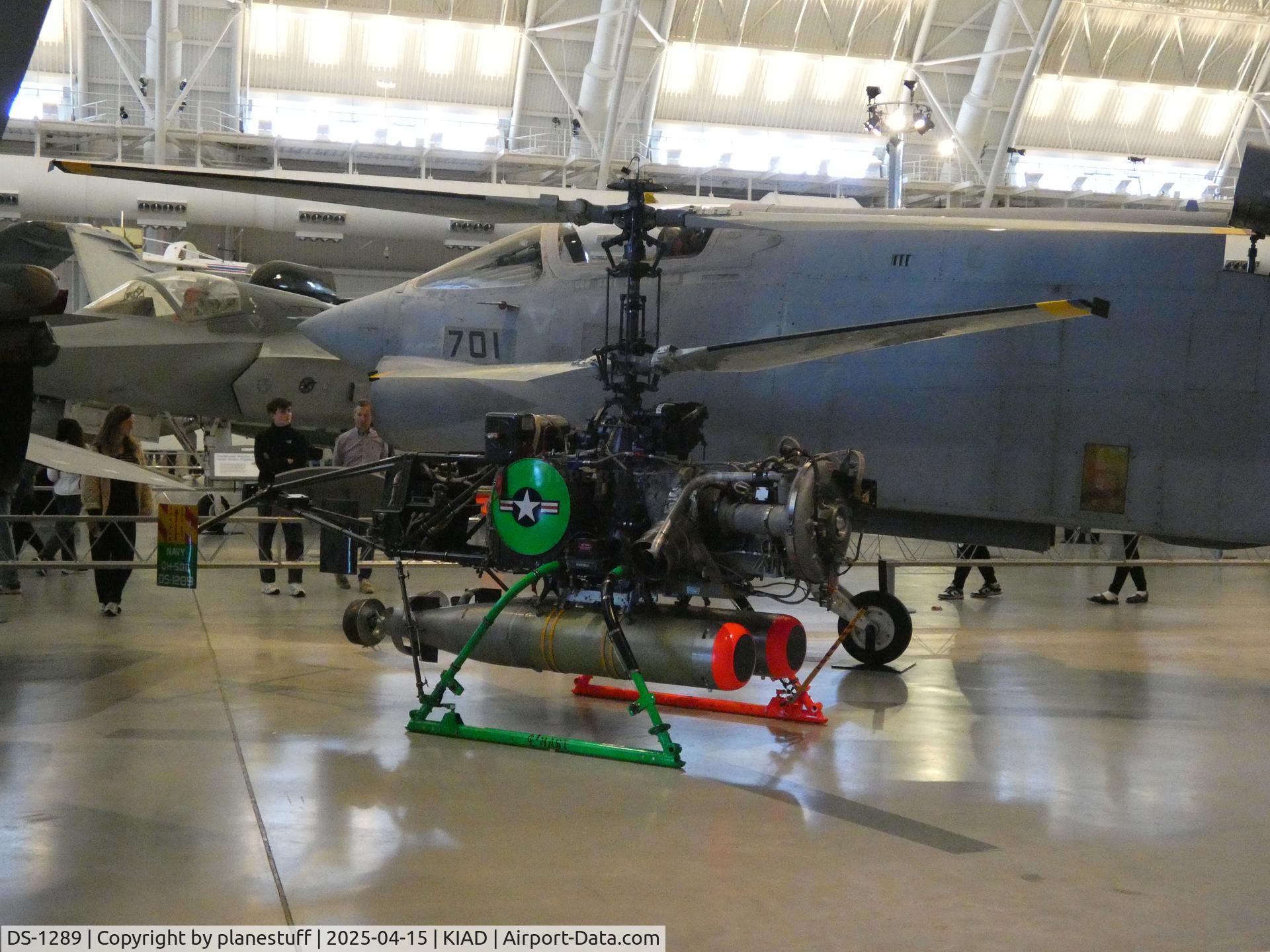 DS-1289, Gyrodine Co. QH-50C, c/n 0000, Udvar-Hazy Center