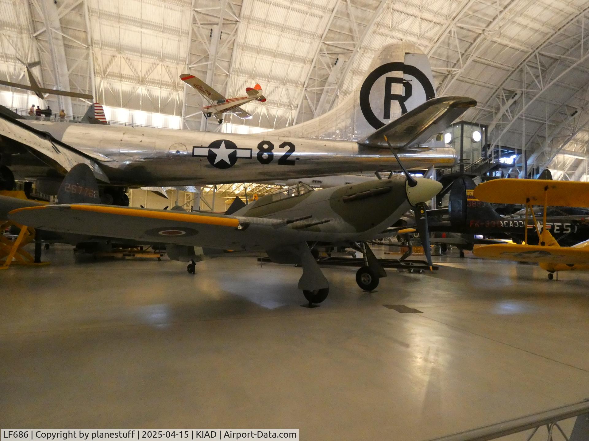 LF686, Hawker Hurricane IIC, c/n Not found LF686, Udvar-Hazy Center