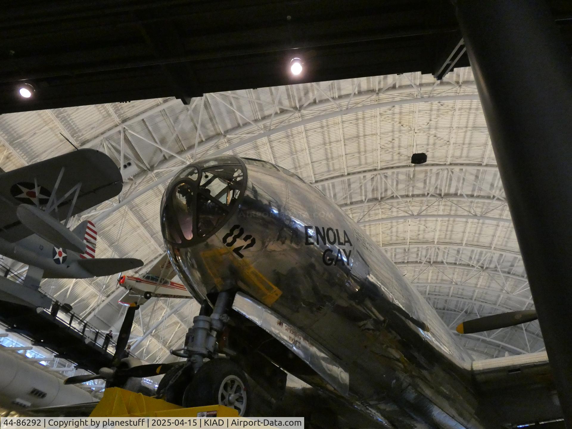 44-86292, 1944 Boeing B-29-45-MO Superfortress, c/n Not found 44-86292, Enola Gay, the B-29 that dropped the Little Boy atomic bomb over Hiroshima