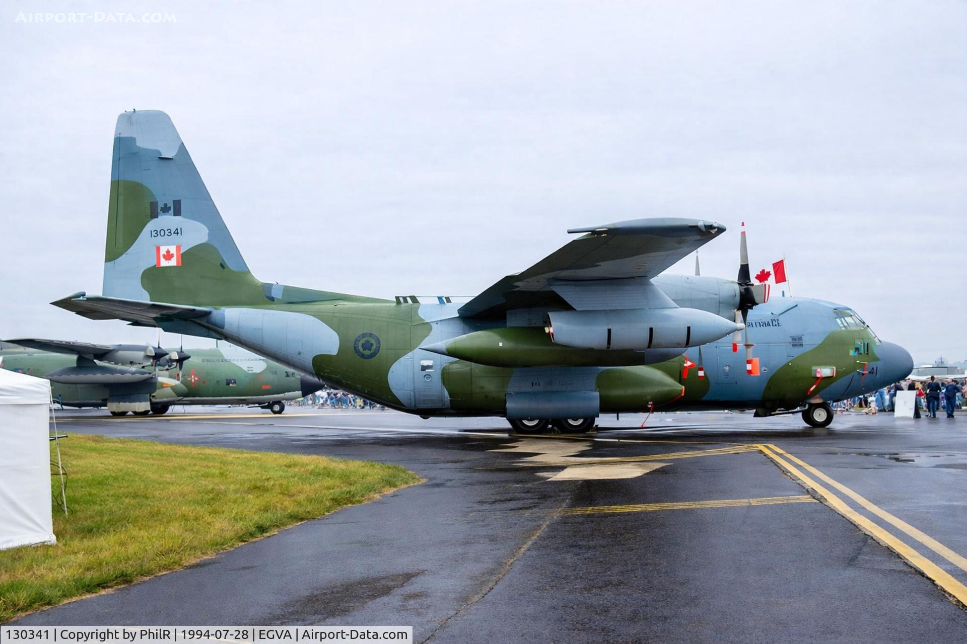 130341, 1989 Lockheed KCC-130H Hercules C/N 382-5200, 130341 1991Lockheed CC-130H(T) Hercules RCAF IAT 
