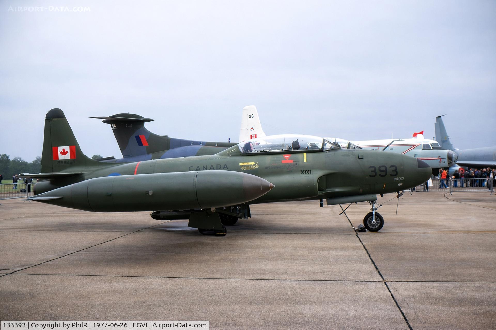 133393, 1970 Canadair CT-133 Silver Star C/N T33-393, 133393 1970 Lockheed CT-133 Silver Star RCAF IAT