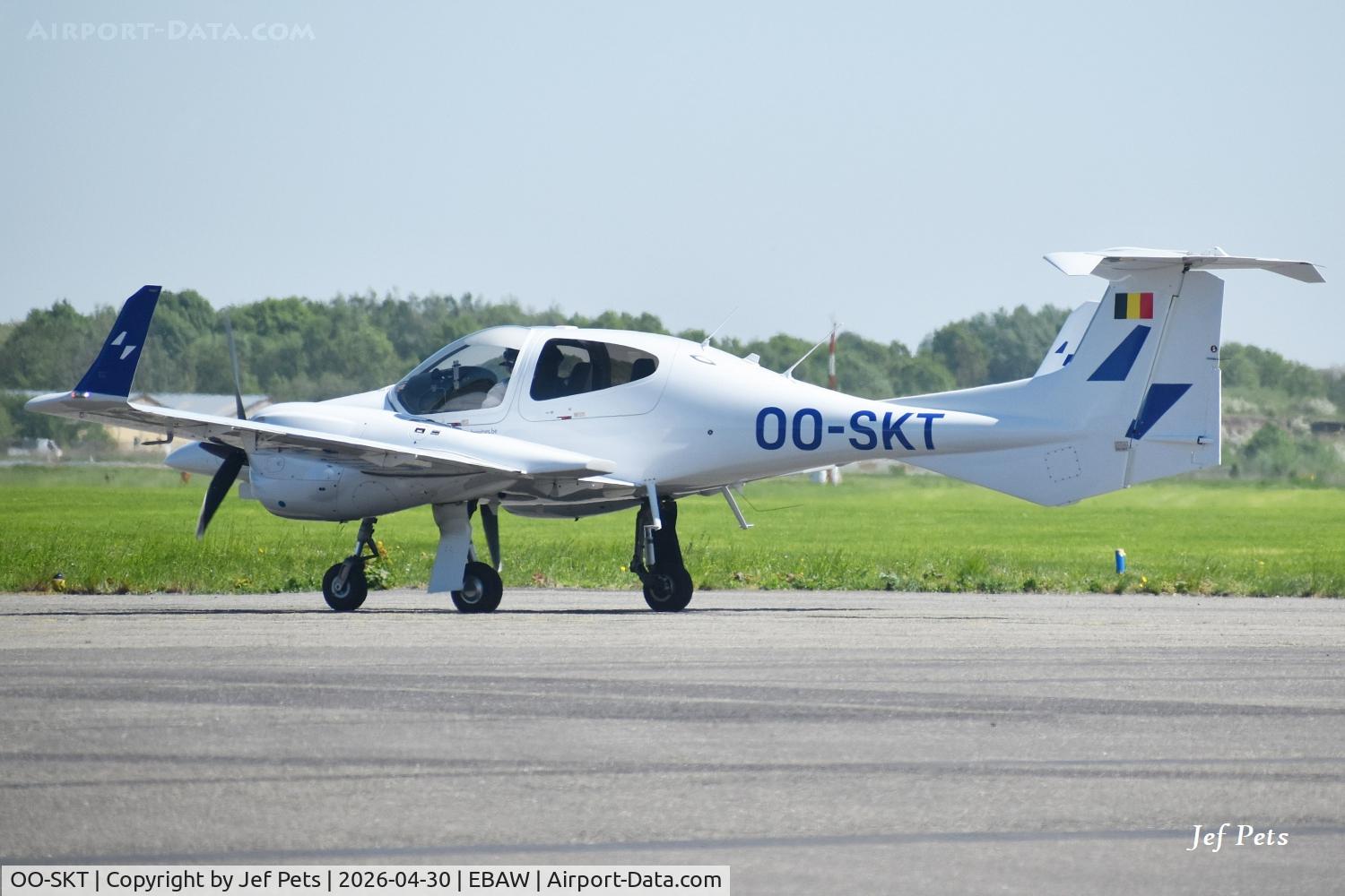 OO-SKT, 2019 Diamond DA-42 NG Twin Star Twin Star C/N 42.N367, At Antwerp Airport.
