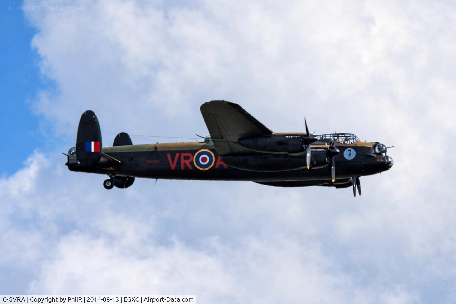 C-GVRA, 1945 Victory Aircraft Avro 683 Lancaster BX C/N FM 213 (3414), C-GVRA (KB726) 1945 Avro Lancaster X 'Vera' CWHM Coningsby