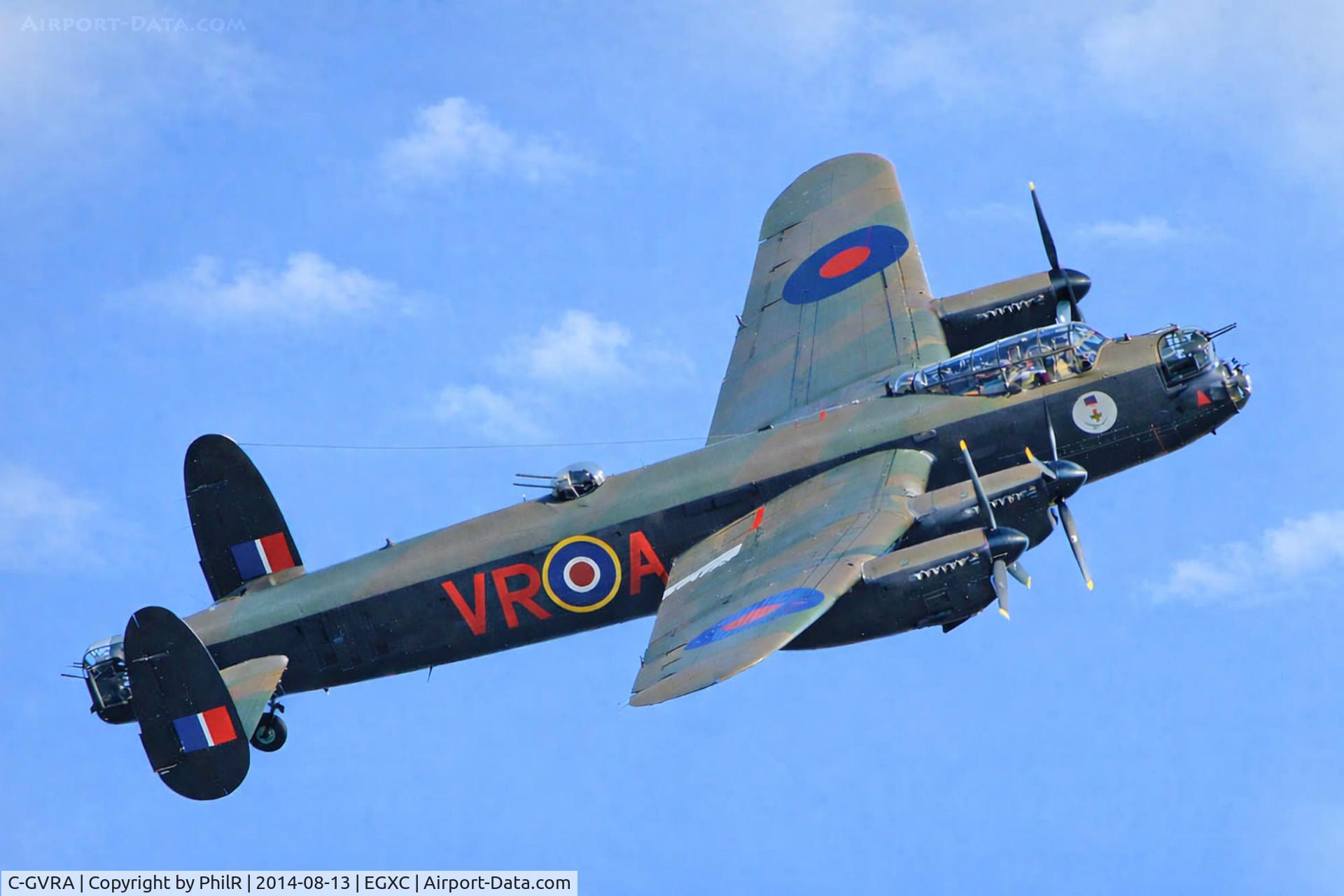 C-GVRA, 1945 Victory Aircraft Avro 683 Lancaster BX C/N FM 213 (3414), C-GVRA (KB726) 1945 Avro Lancaster X 'Vera' CWHM Coningsby 