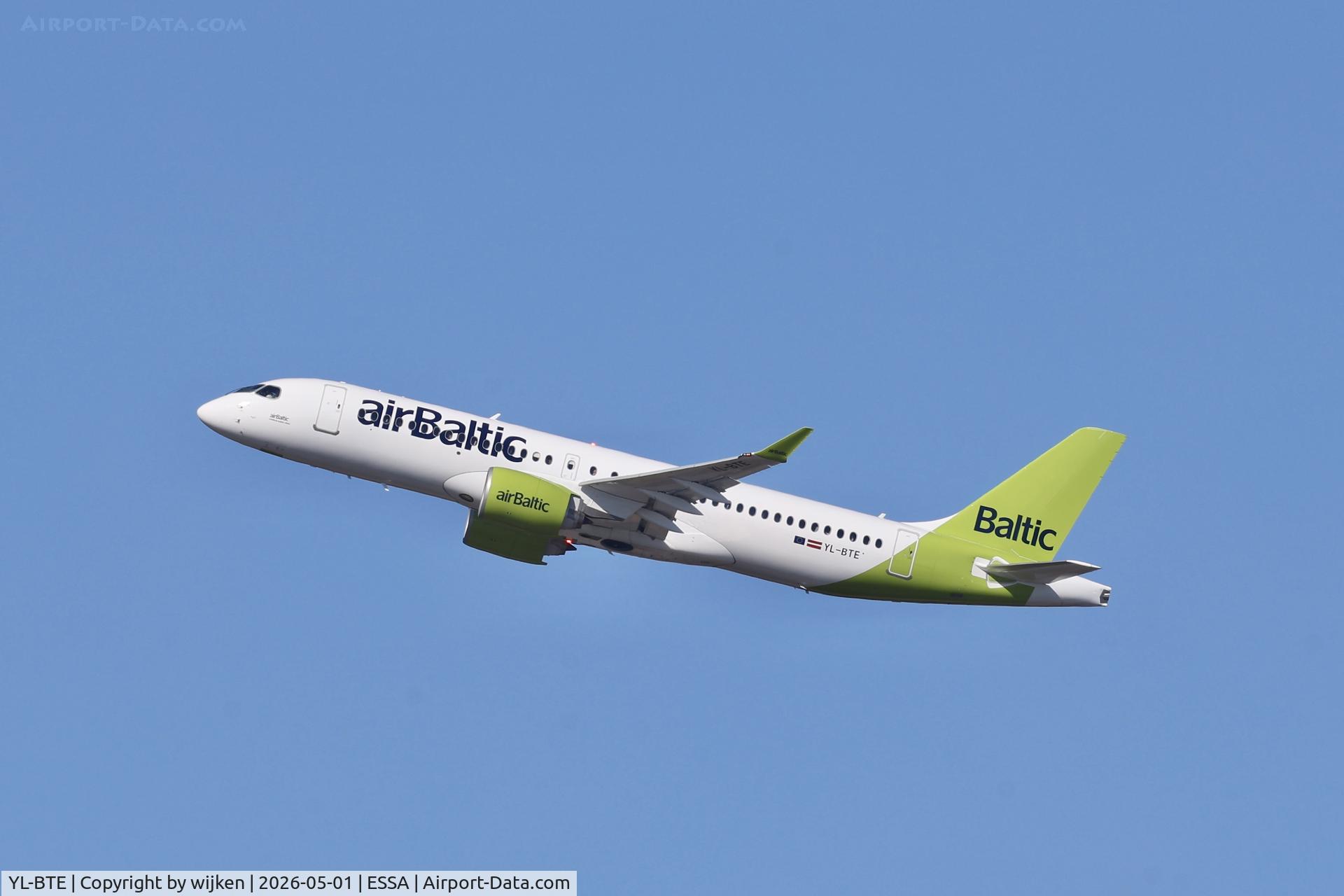 YL-BTE, 2026 Airbus A220-300 C/N 55436, Rwy 19R