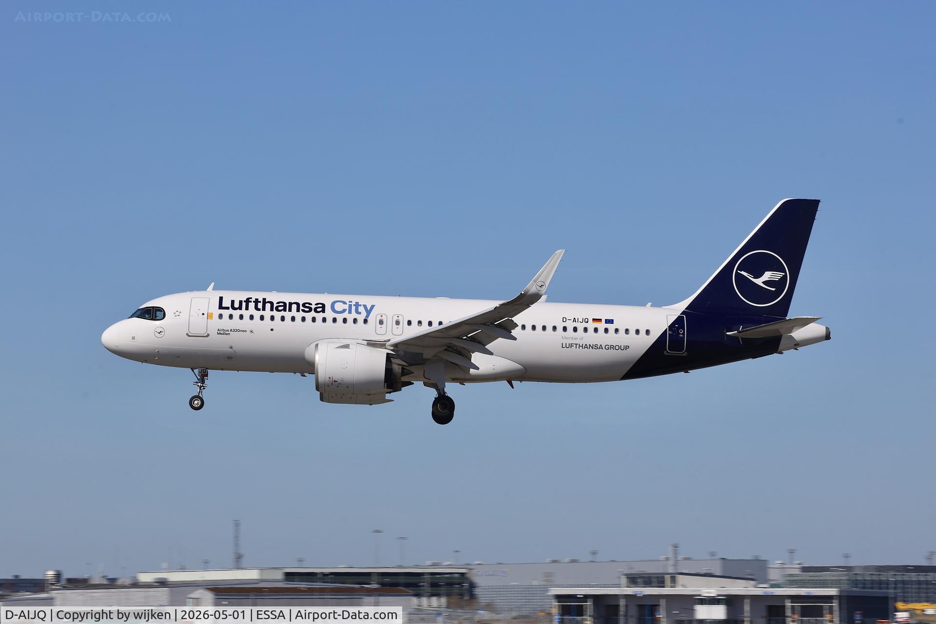 D-AIJQ, 2025 Airbus A320-271N C/N 12586, Rwy 19L
