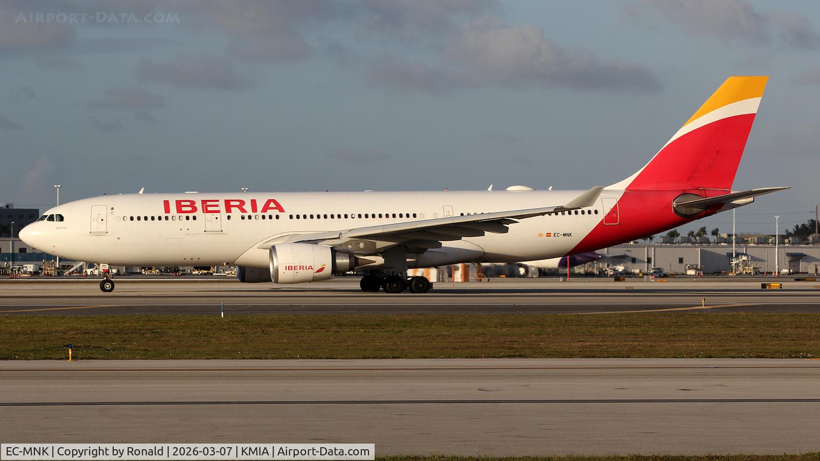EC-MNK, 2016 Airbus A330-202 C/N 1755, at mia