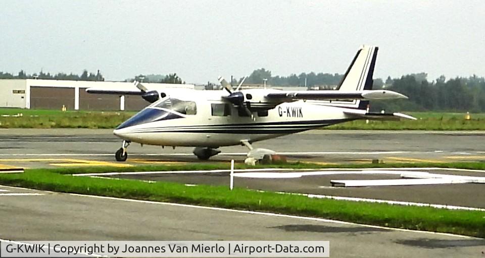 G-KWIK, 1978 Partenavia P-68B C/N 152, ex-slide