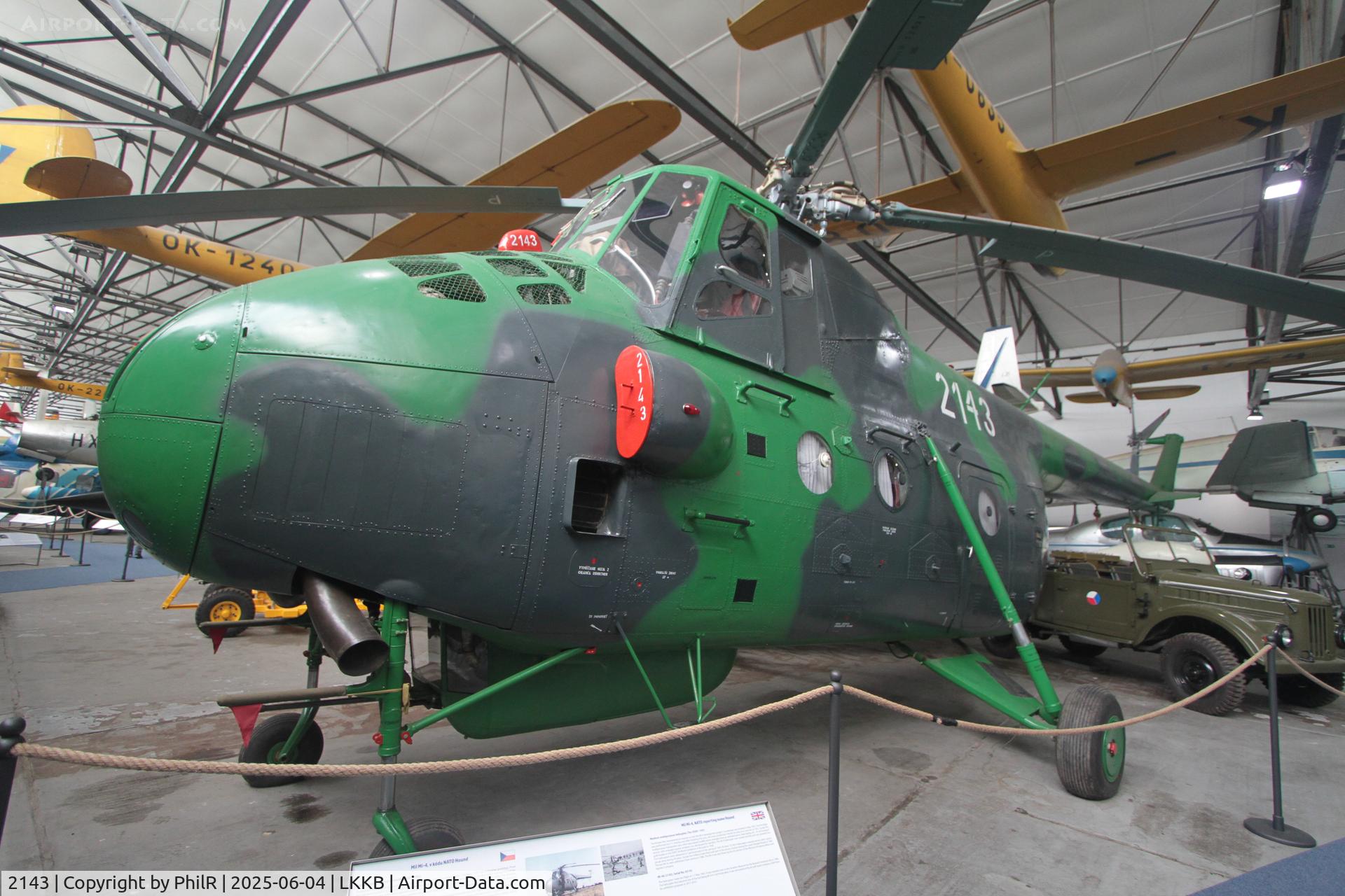 2143, 1965 Mil Mi-4A Hound C/N 02143, 2143 1963 Mil Mi-4A Hound Kbely Aviation Museum 04.06.25 (2).JPG
