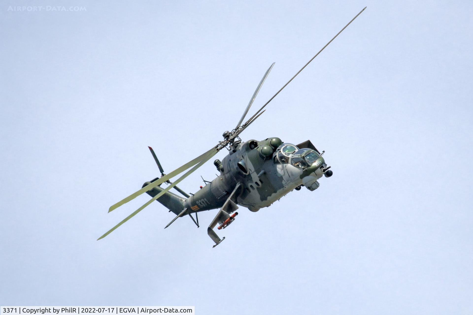 3371, 2006 Mil Mi-35 Hind E C/N 203371, 3371 Mil MI-35 Hind Czech Air Force RIAT RAF Fairford 
