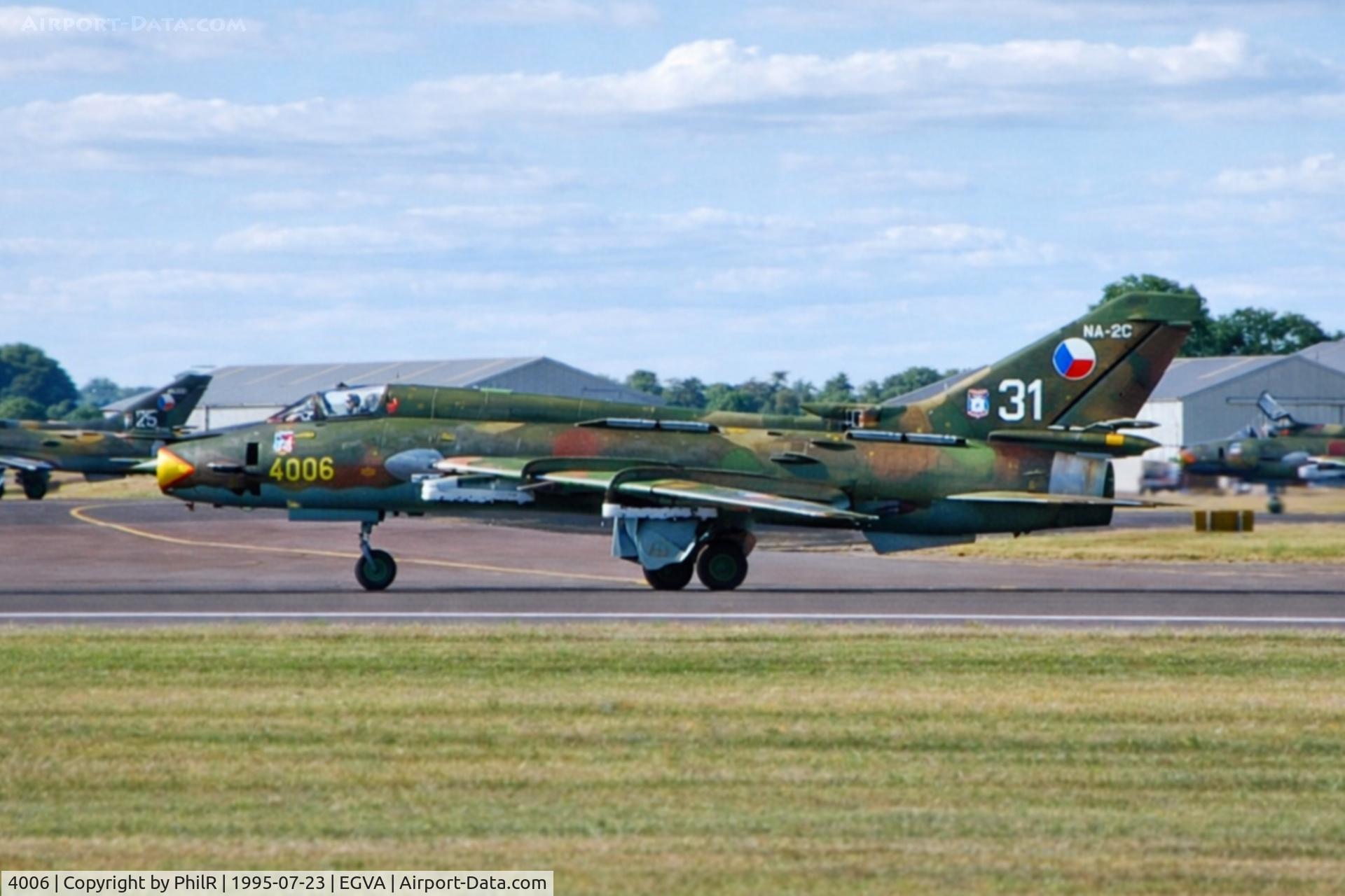 4006, 1989 Sukhoi Su-22M-4 C/N 40306, 4006 1989 Su-22M-4K CzeAF IAT 
