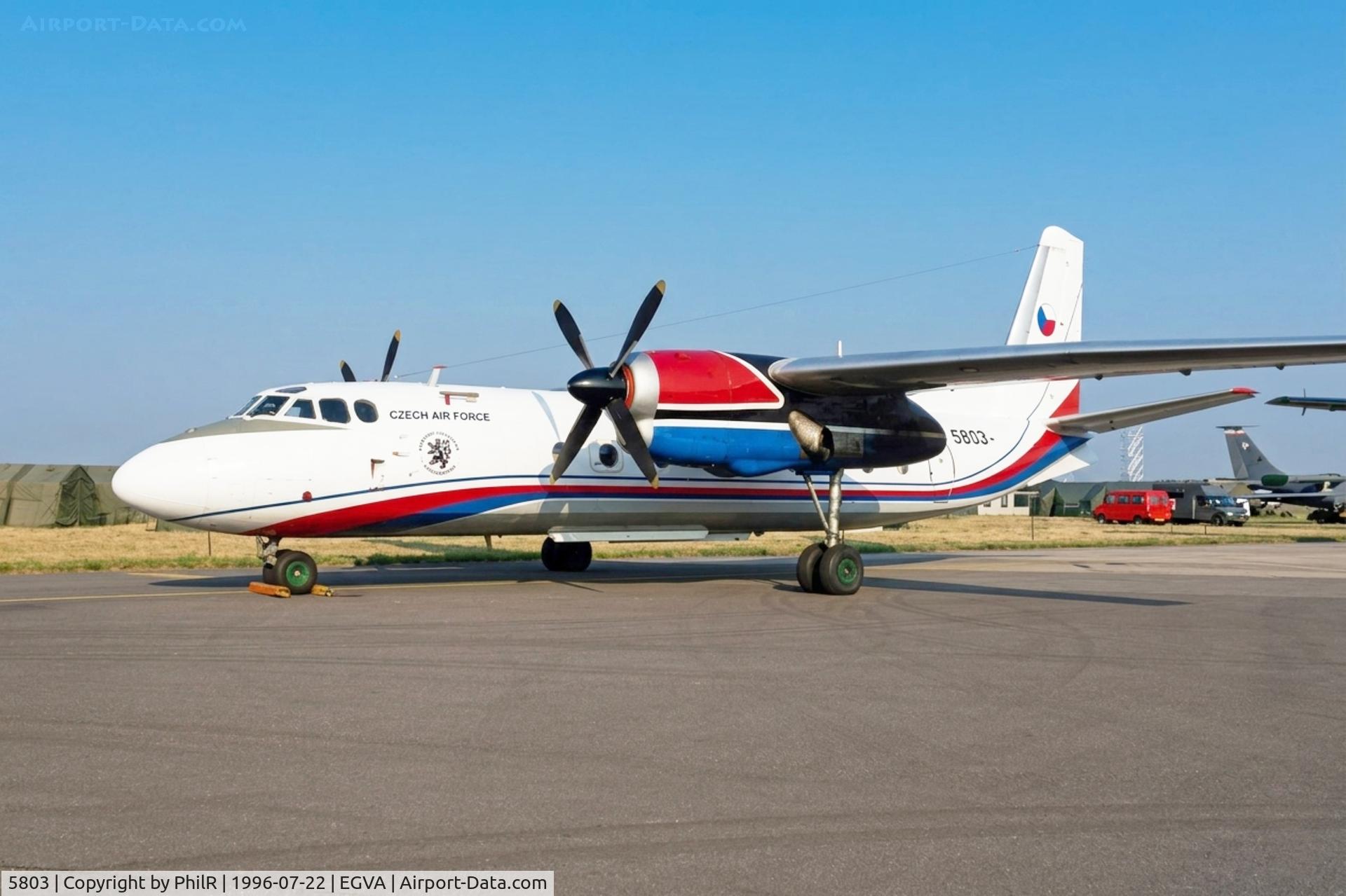 5803, Antonov An-24RV C/N 97305803, 5803 1970 An-24RV Coke CzeAF IAT
