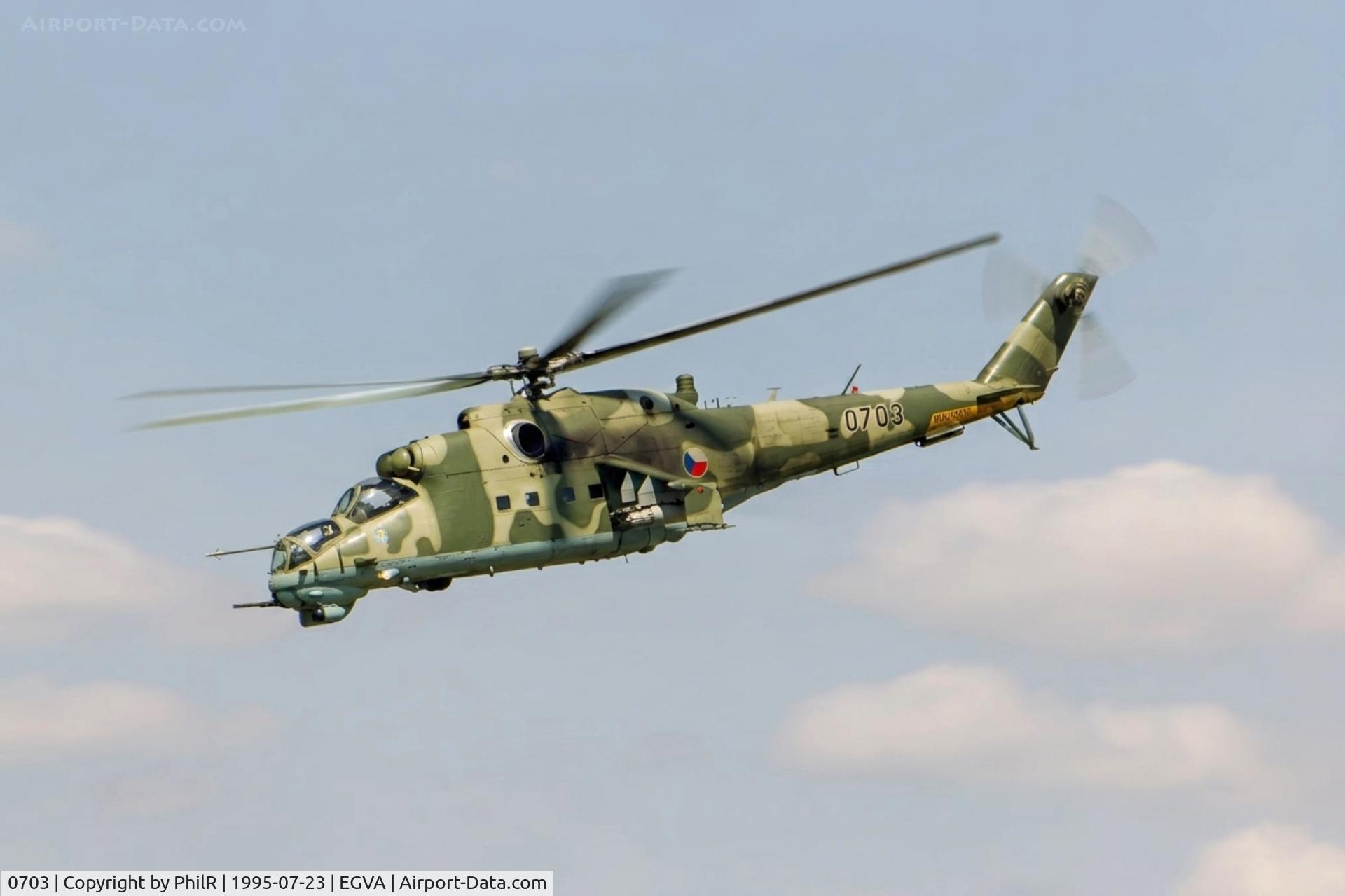 0703, Mil Mi-24V Hind E C/N 730703, 730703 Mil-24V Hind E CzeAF IAT 
