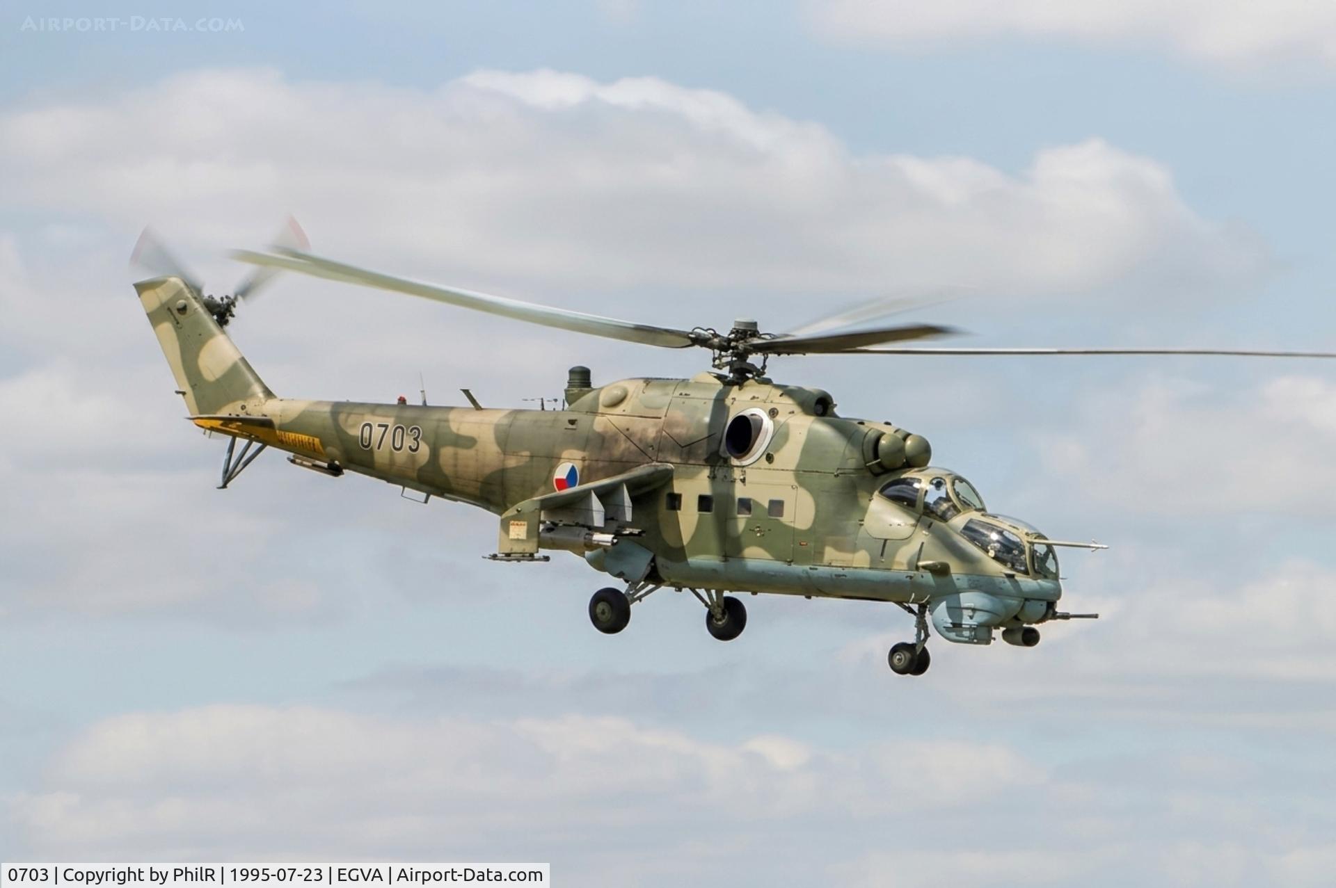 0703, Mil Mi-24V Hind E C/N 730703, 730703 Mil-24V Hind E CzeAF IAT
