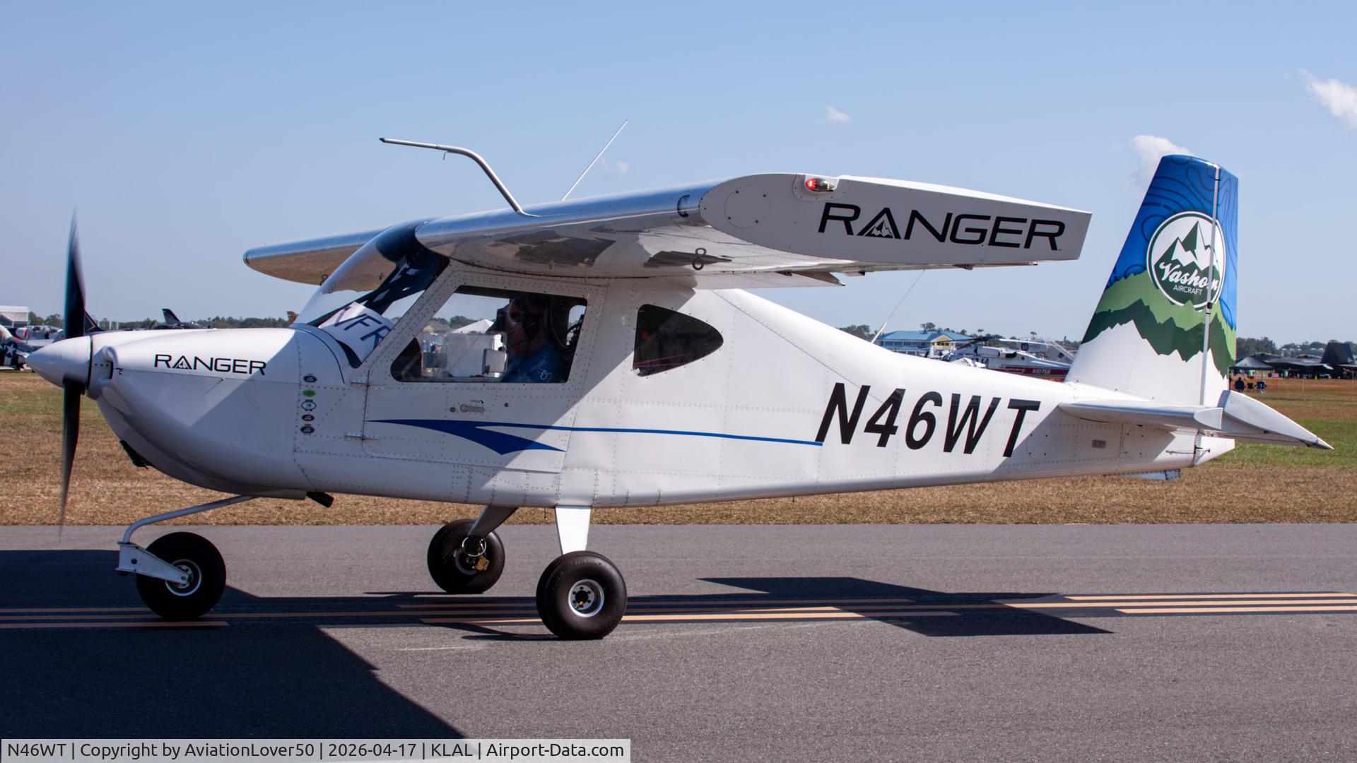 N46WT, 2019 Vashon Aircraft Ranger R7 C/N 10145, Vashon Ranger