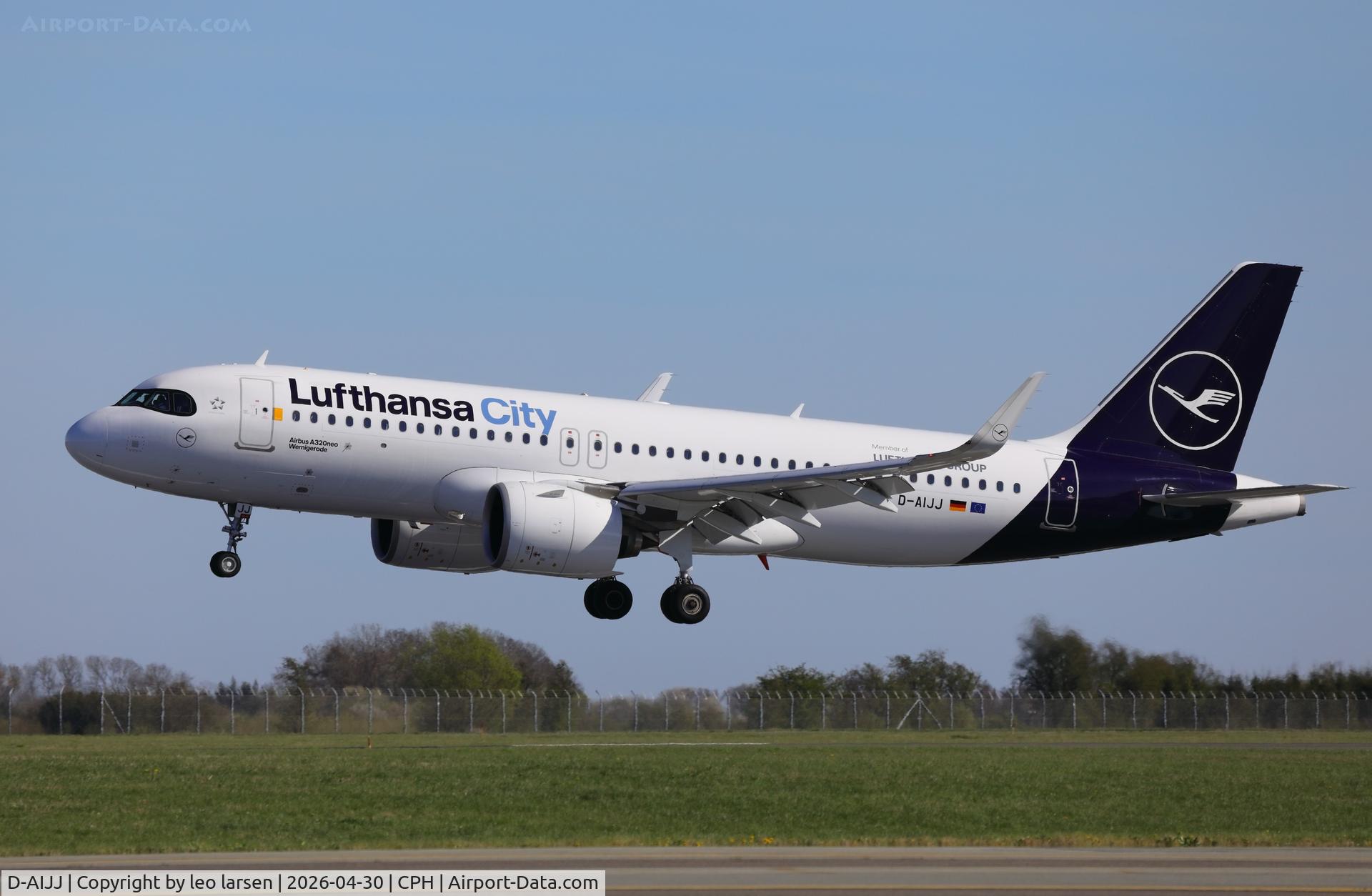 D-AIJJ, 2023 Airbus A320-271N C/N 11299, Copenhagen 30.4.2026