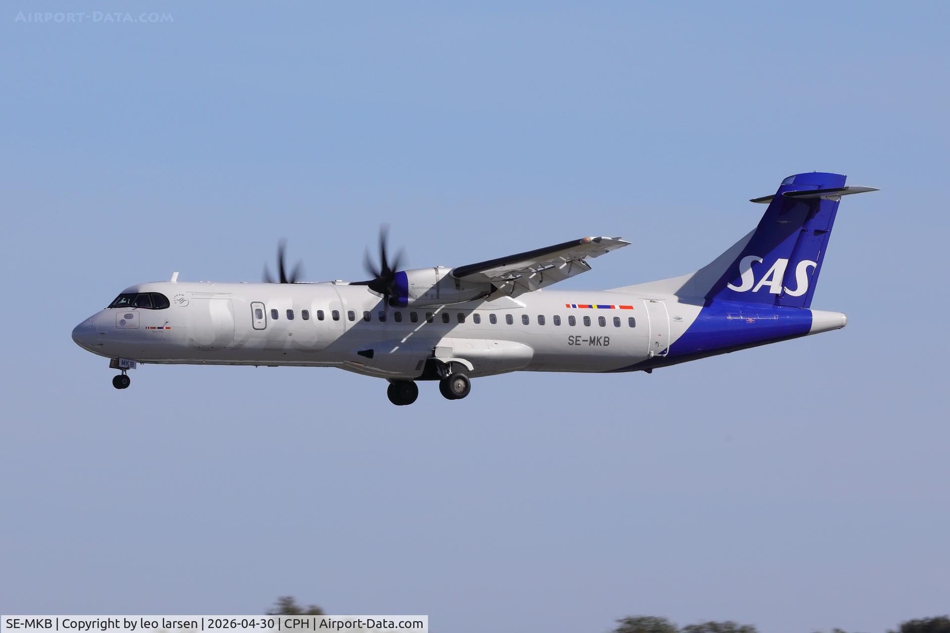 SE-MKB, 2015 ATR 72-212A C/N 1308, Copenhagen 30.4.2026
