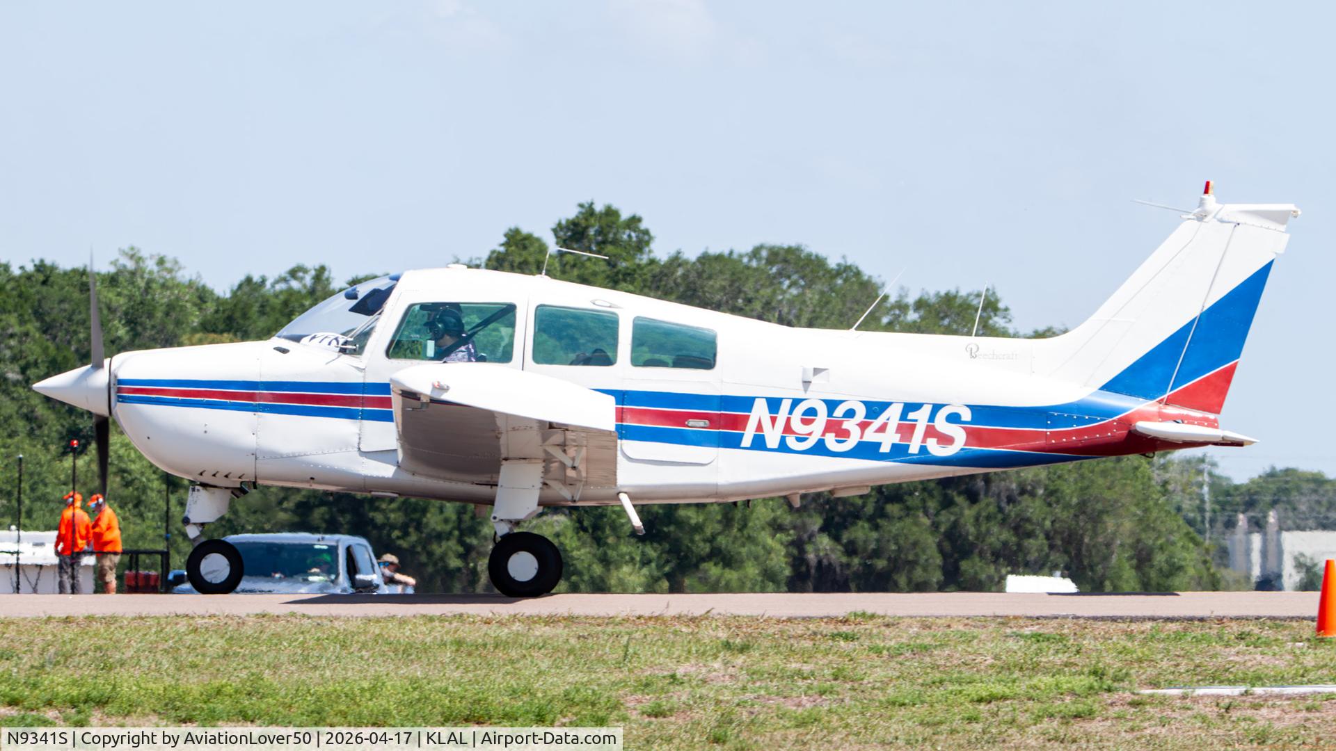 N9341S, 1975 Beech C23 Sundowner 180 C/N M-1644, C23 Sundowner
