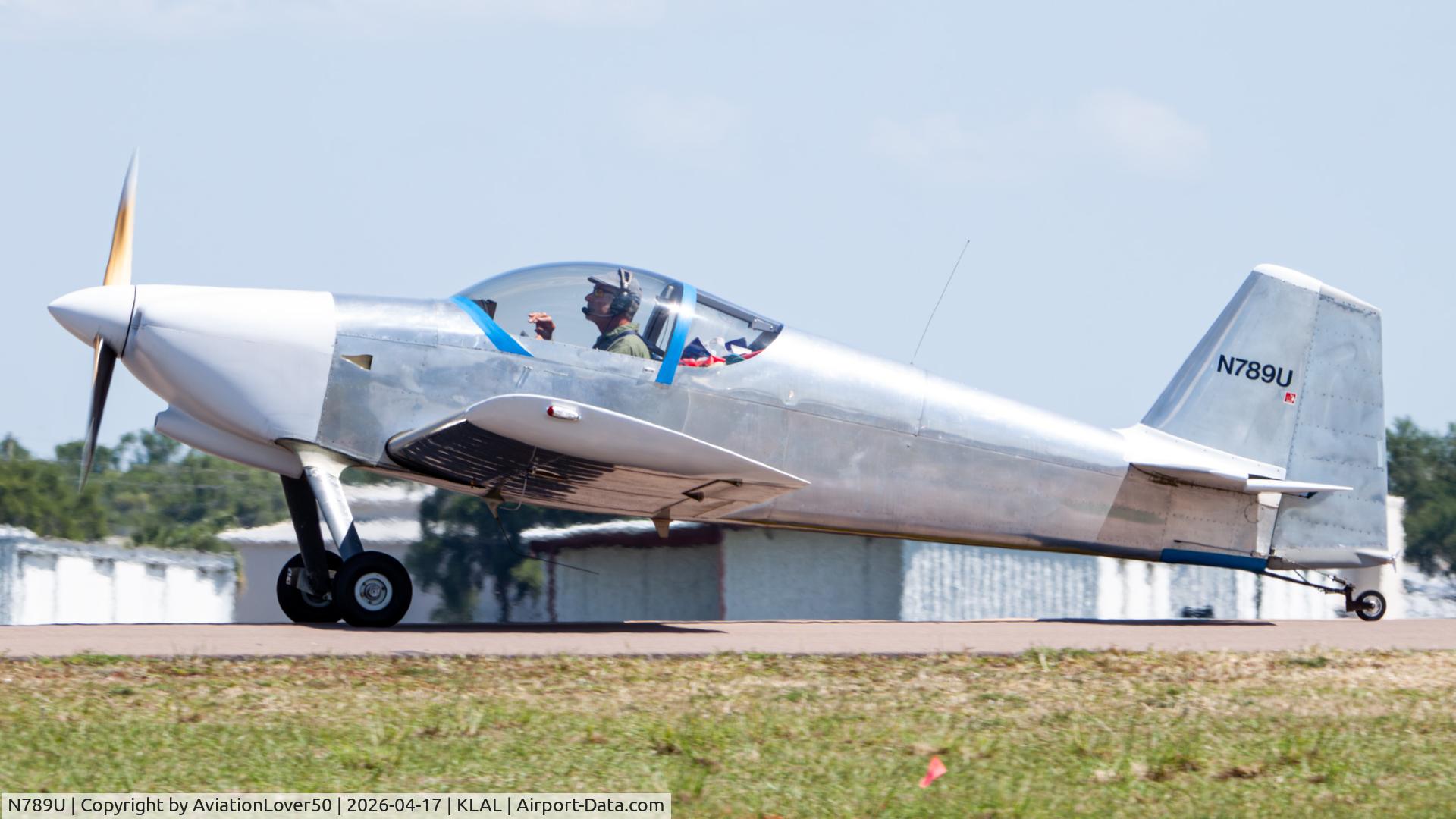N789U, 2001 Van's RV-6 C/N 23627, RV-6