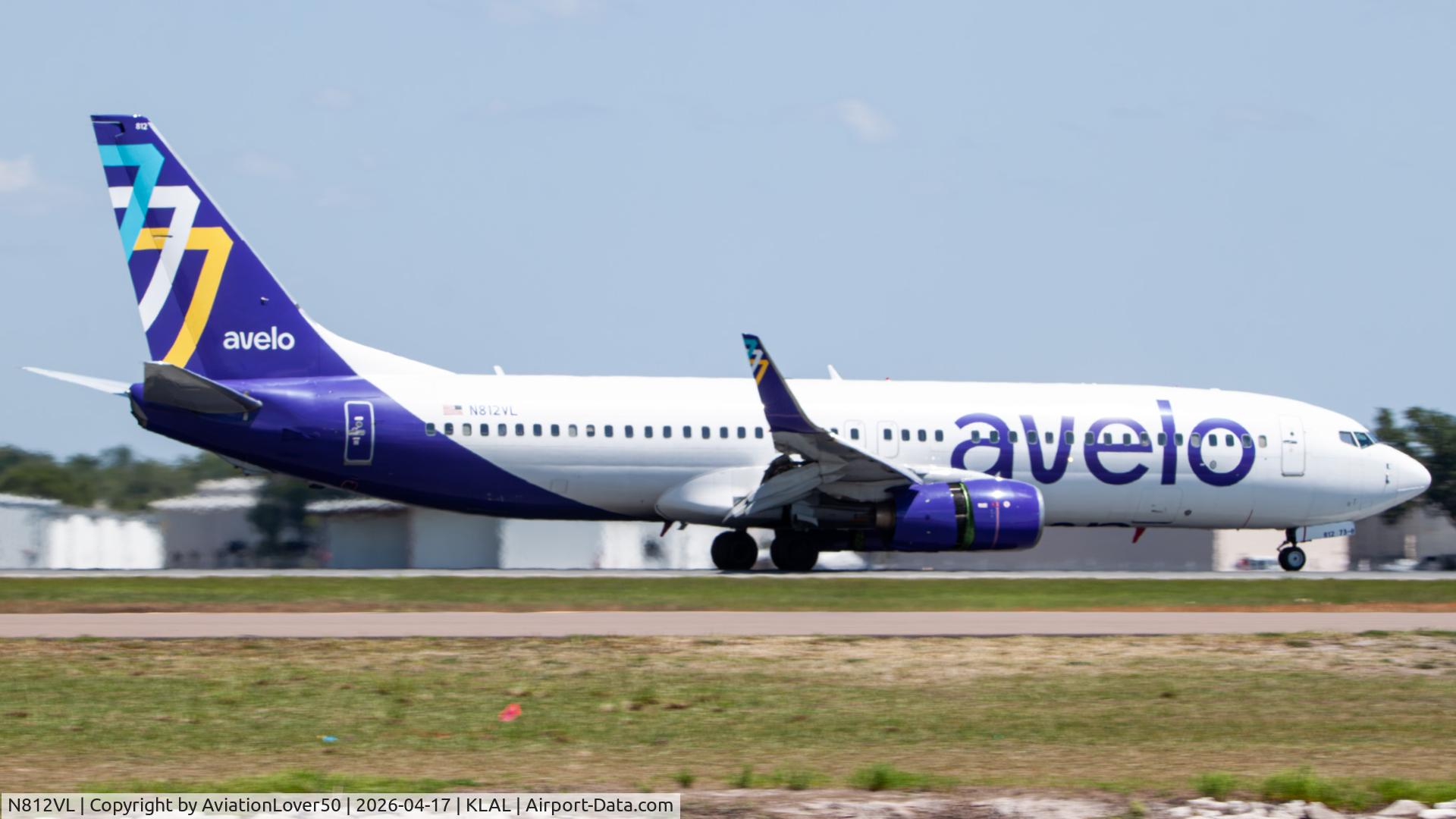 N812VL, 2010 Boeing 737-8EH C/N 35836, Avelo 738