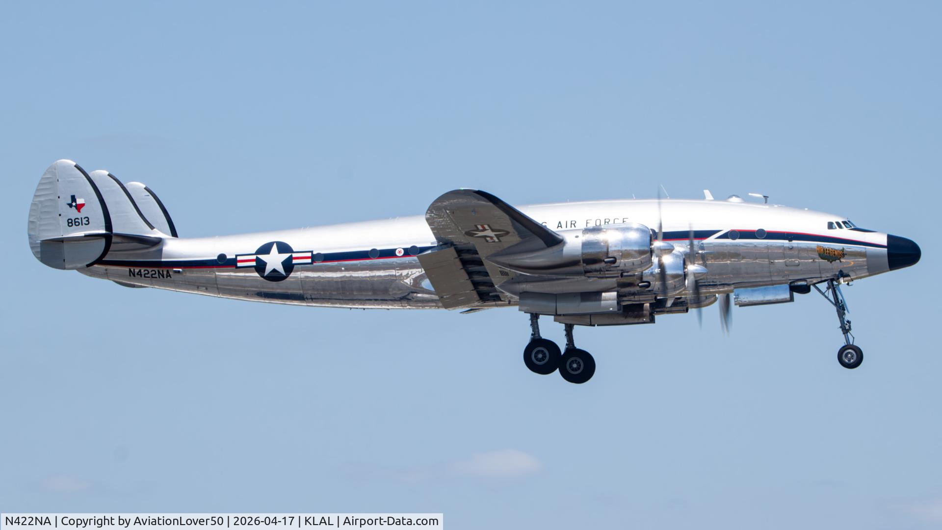 N422NA, 1948 Lockheed C-121A Constellation C/N 48-613 (2605), VC-121A