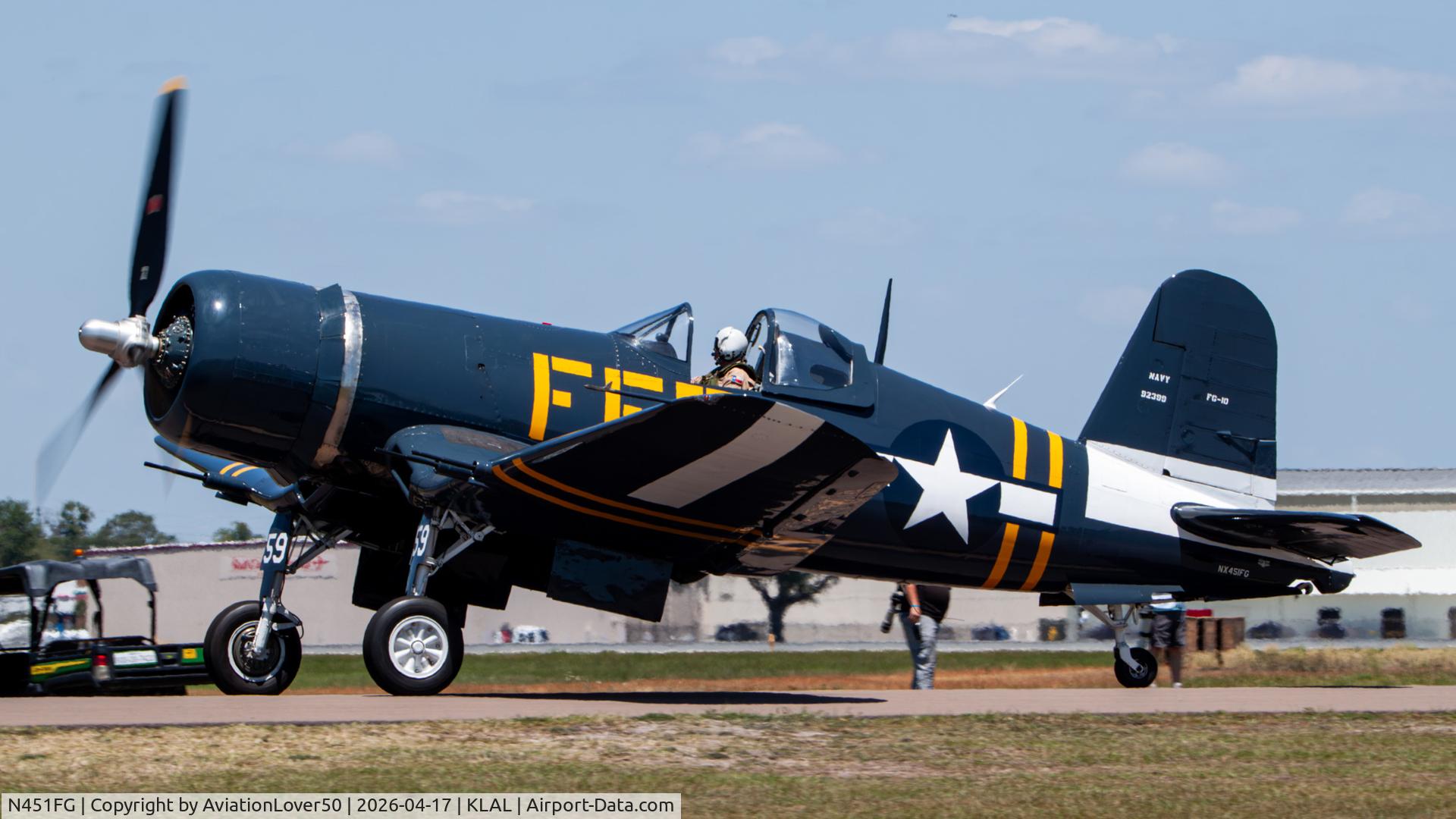N451FG, 1945 Goodyear FG-1D Corsair C/N 3660, FG-1D