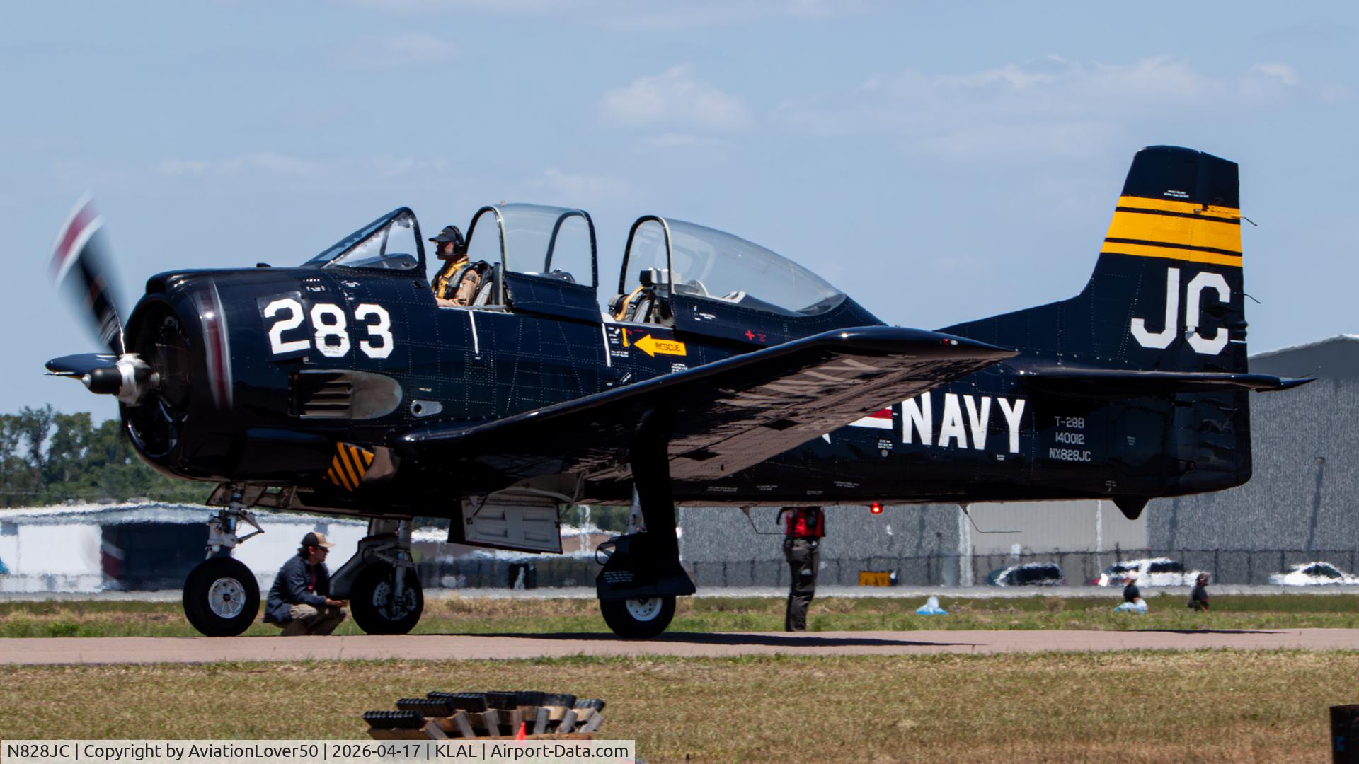 N828JC, 1955 North American T-28B Trojan C/N 219-11, T-28B