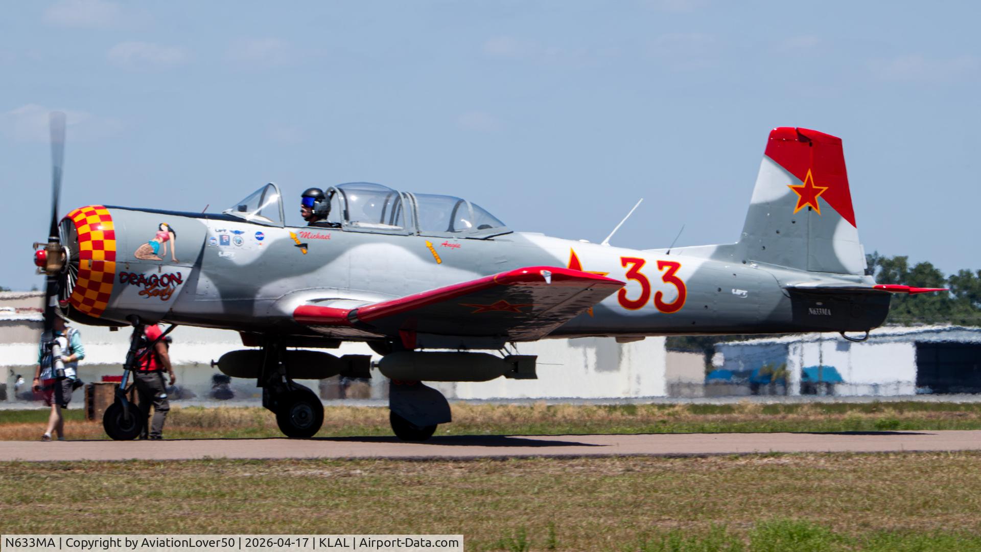 N633MA, 1985 Nanchang CJ-6A C/N 4332005, CJ-6A