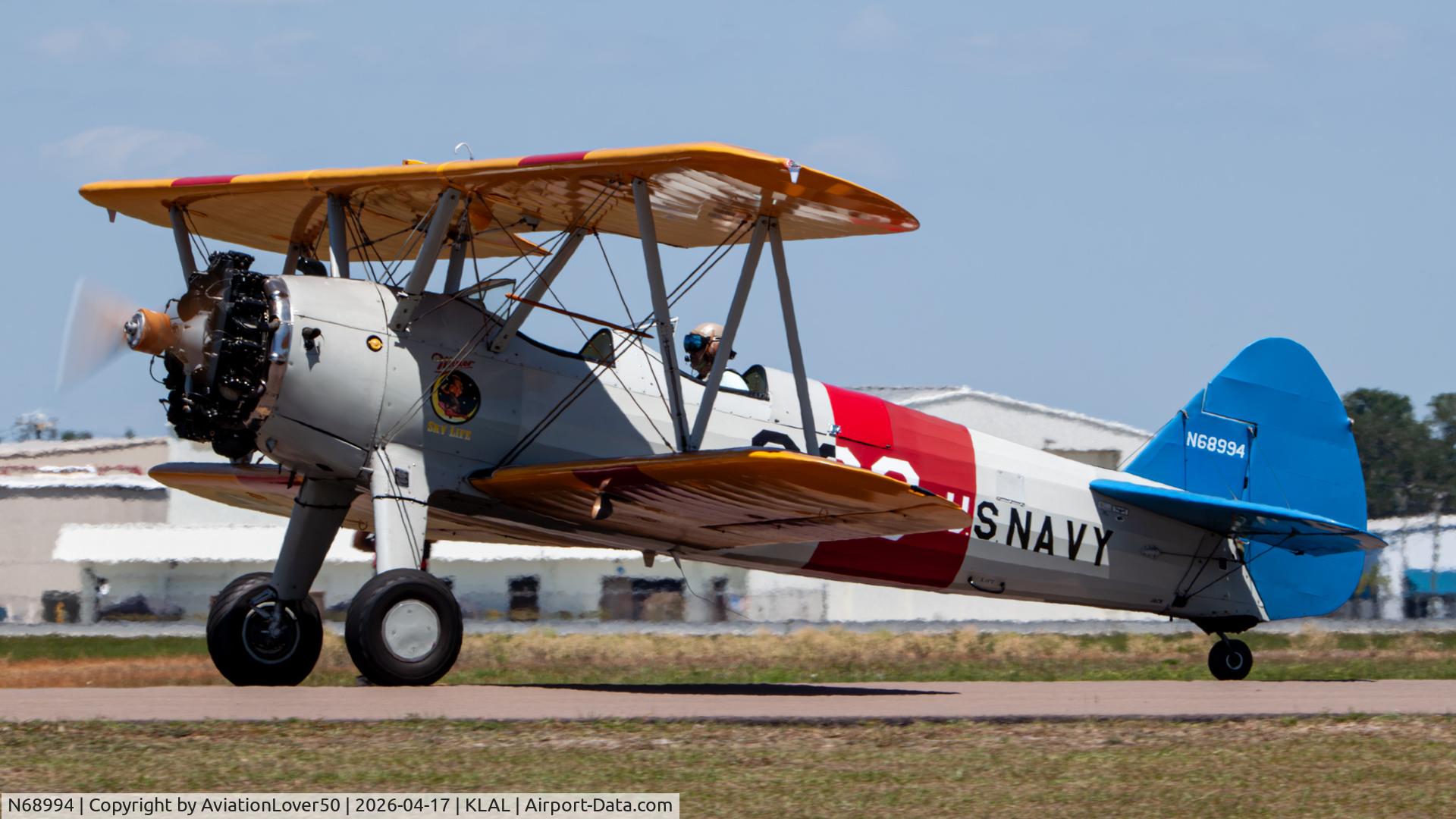 N68994, 1943 Boeing N2S-3 Kaydet (B75N1) C/N 75-7598, Stearman