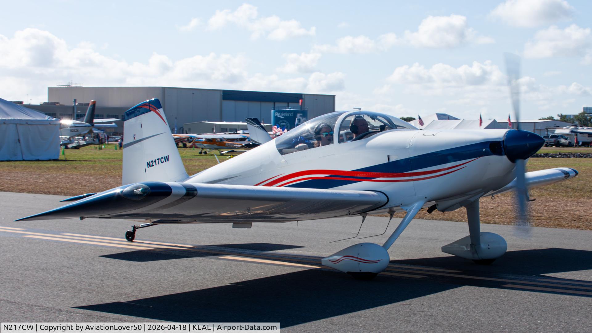 N217CW, 2008 Vans RV-7 C/N 72170, RV-7