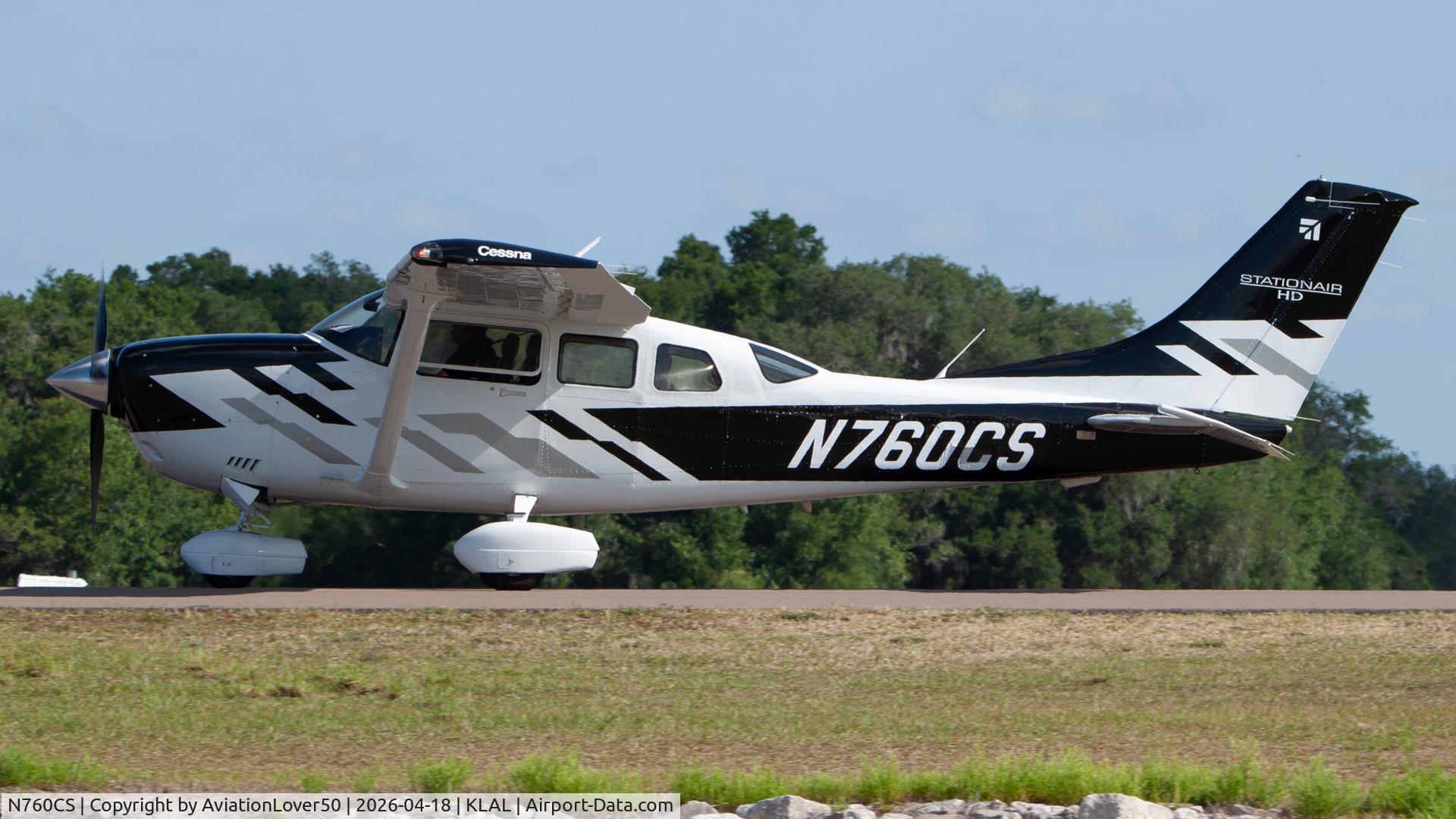 N760CS, 2024 Cessna T206H Turbo Stationair C/N T20609760, FL State Guard Turbo Stationair HD
