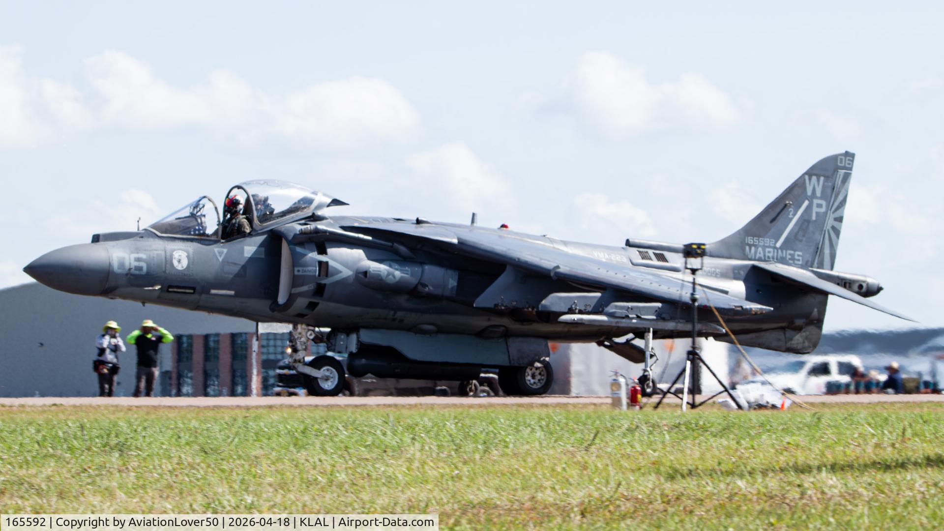 165592, Boeing AV-8B+(R)-25-MC Harrier II Plus C/N B329, AV-8B+