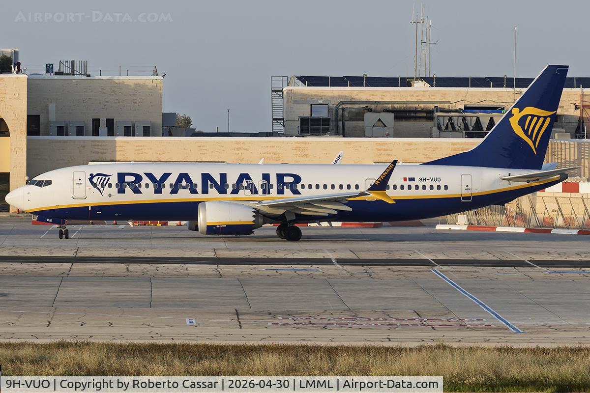 9H-VUO, 2021 Boeing 737-8-200 MAX C/N 65884, Park 9