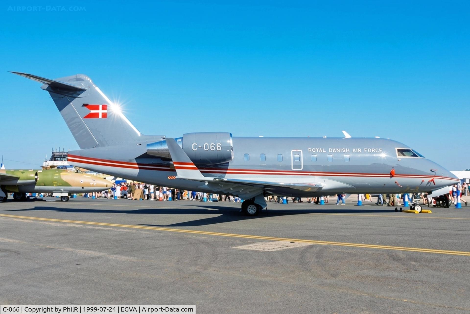 C-066, 1998 Bombardier Challenger 604 (CL-600-2B16) C/N 5366, C-066 1998 Canadair Challenger 604 RDAF RIAT 
