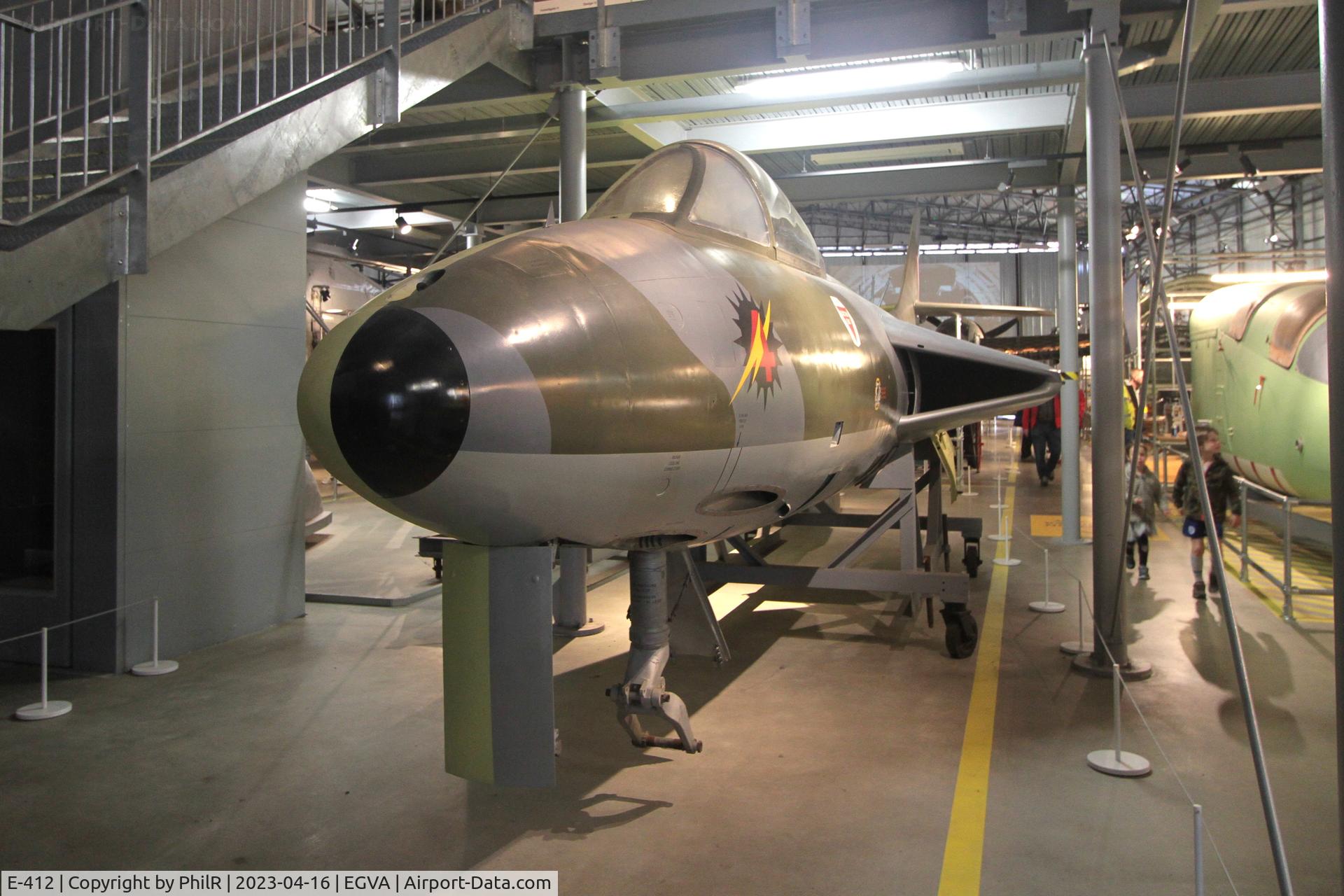 E-412, Hawker Hunter F.51 C/N 41H/680271, E-412'XF314' 1956 Hawker Hunter F51 London Bus Museum Rally Brooklands 